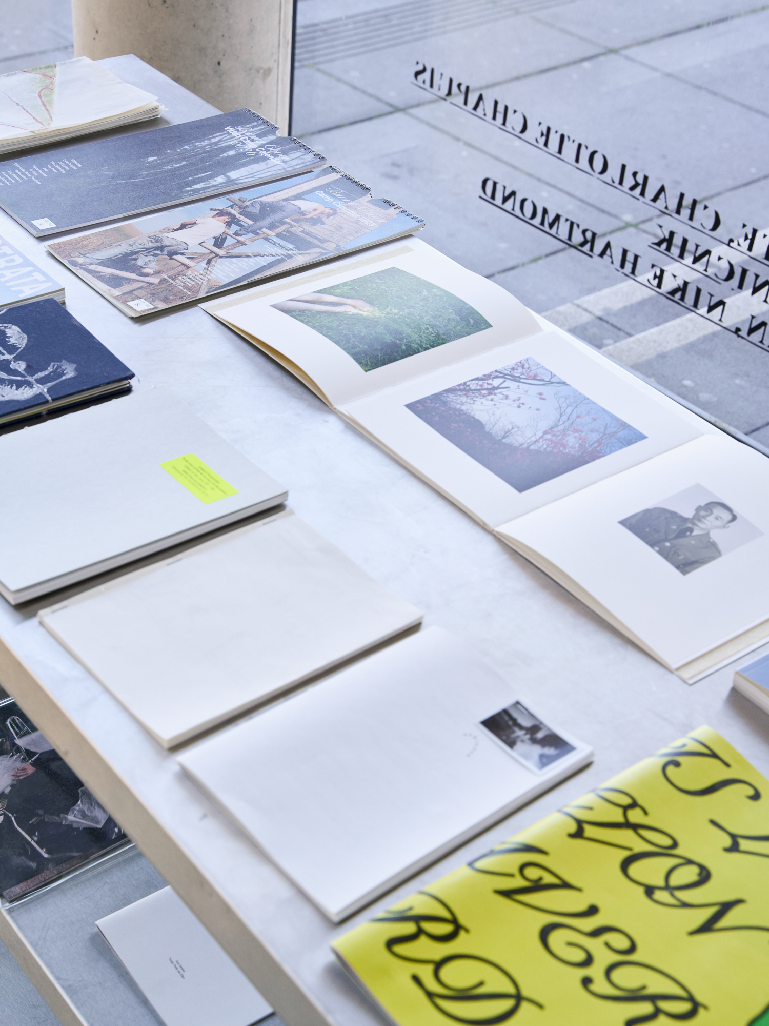 The Stew, Installation view (NEU WORKSHOP publication table)