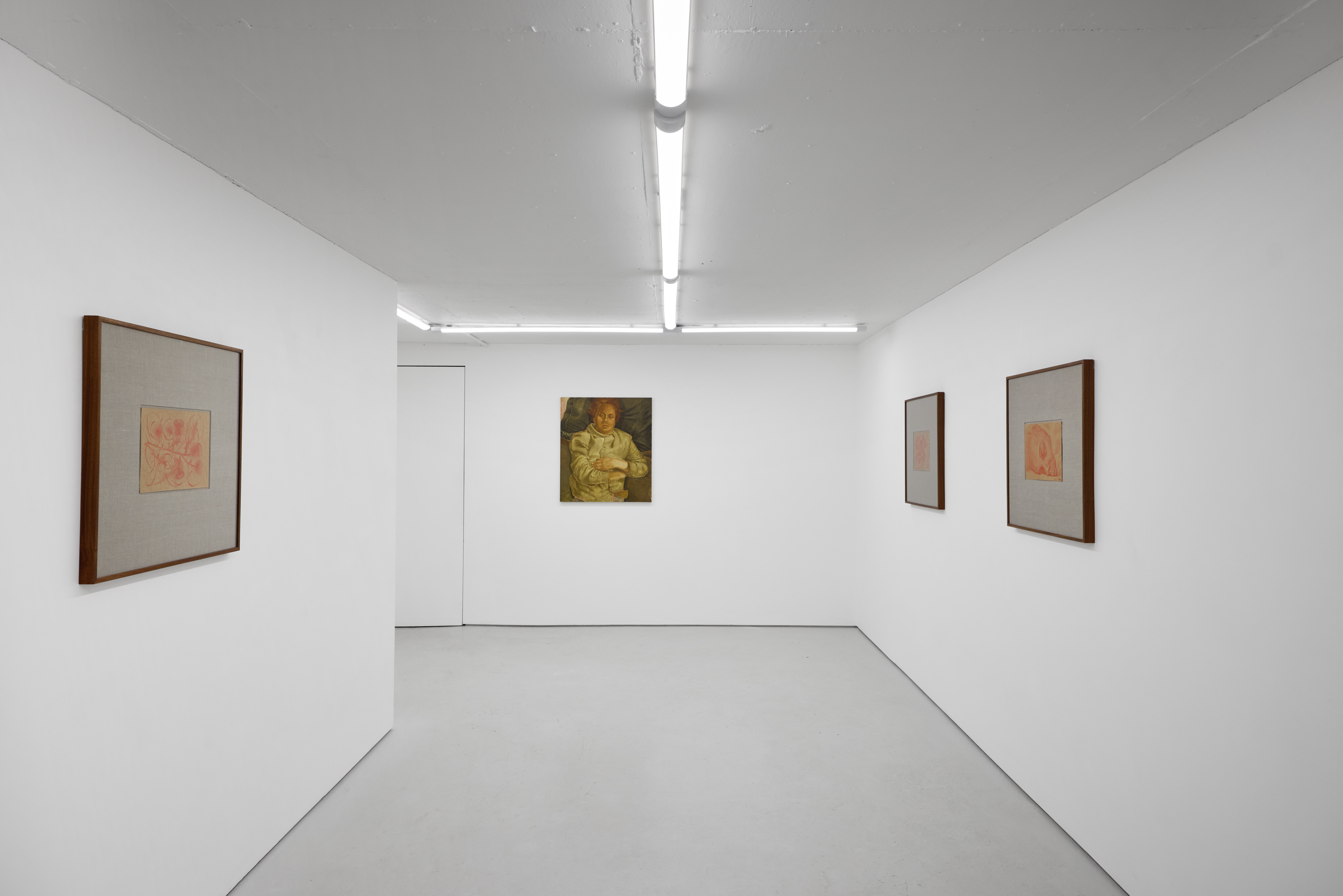 Installation view of Rafal Topolewski 'Dusk' (2026) at Alice Amati, London | Photo Tom Carter