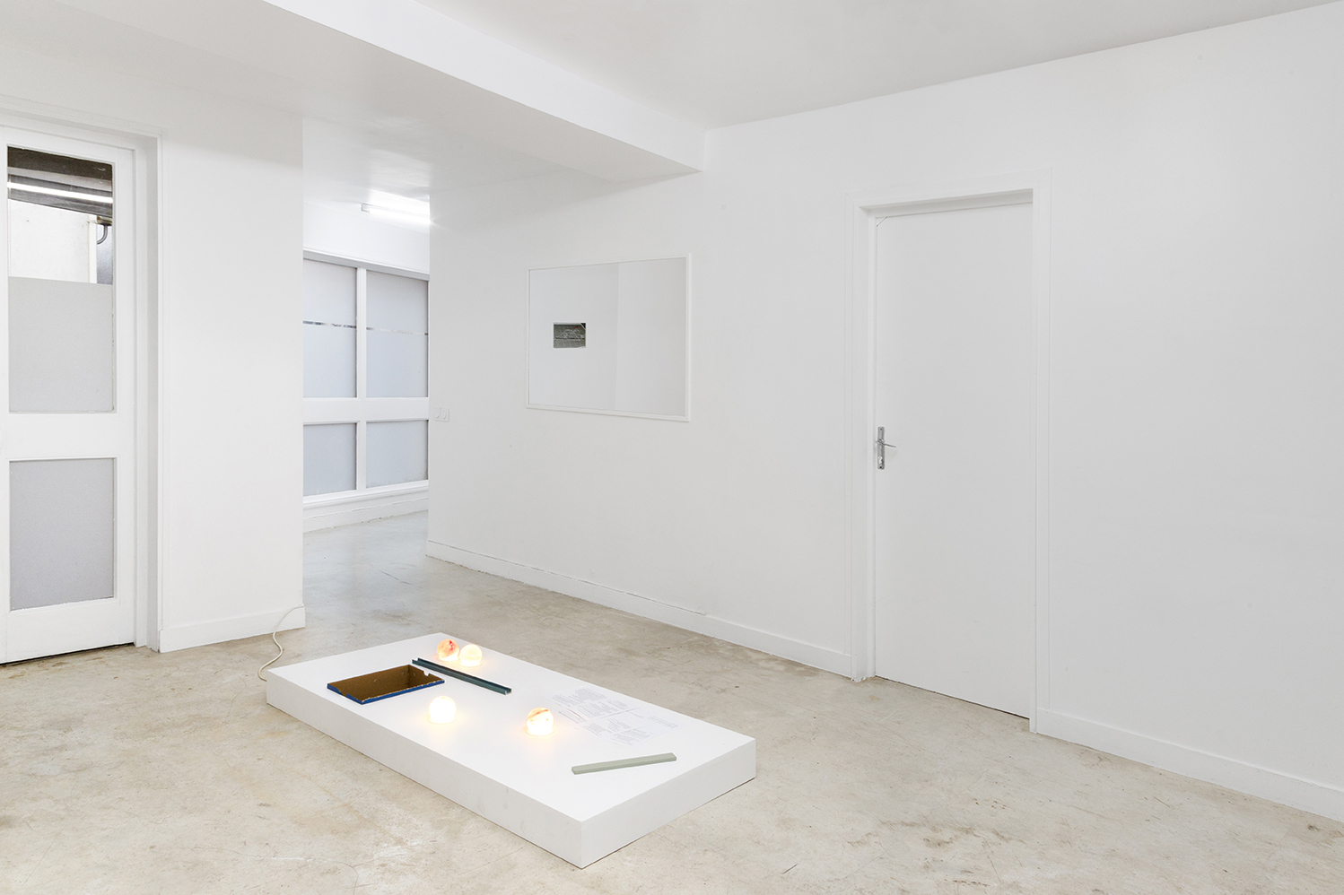 A Certain Distance, exhibition view, Café des Glaces, Tonnerre 2026