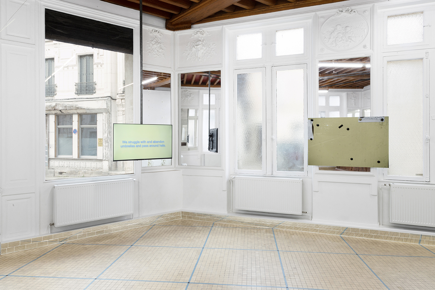 A Certain Distance, exhibition view, Café des Glaces, Tonnerre, 2026