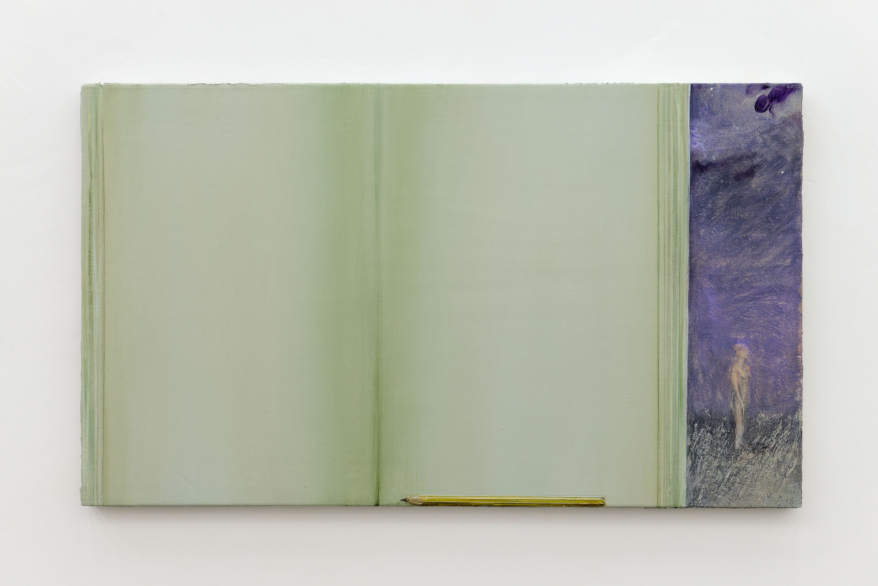 Cyryl Polaczek, Sketchbook, 2026, oil on canvas, 40 x 70 cm. Photo by Roberto Apa. Courtesy of the Artist and ADA, Rome