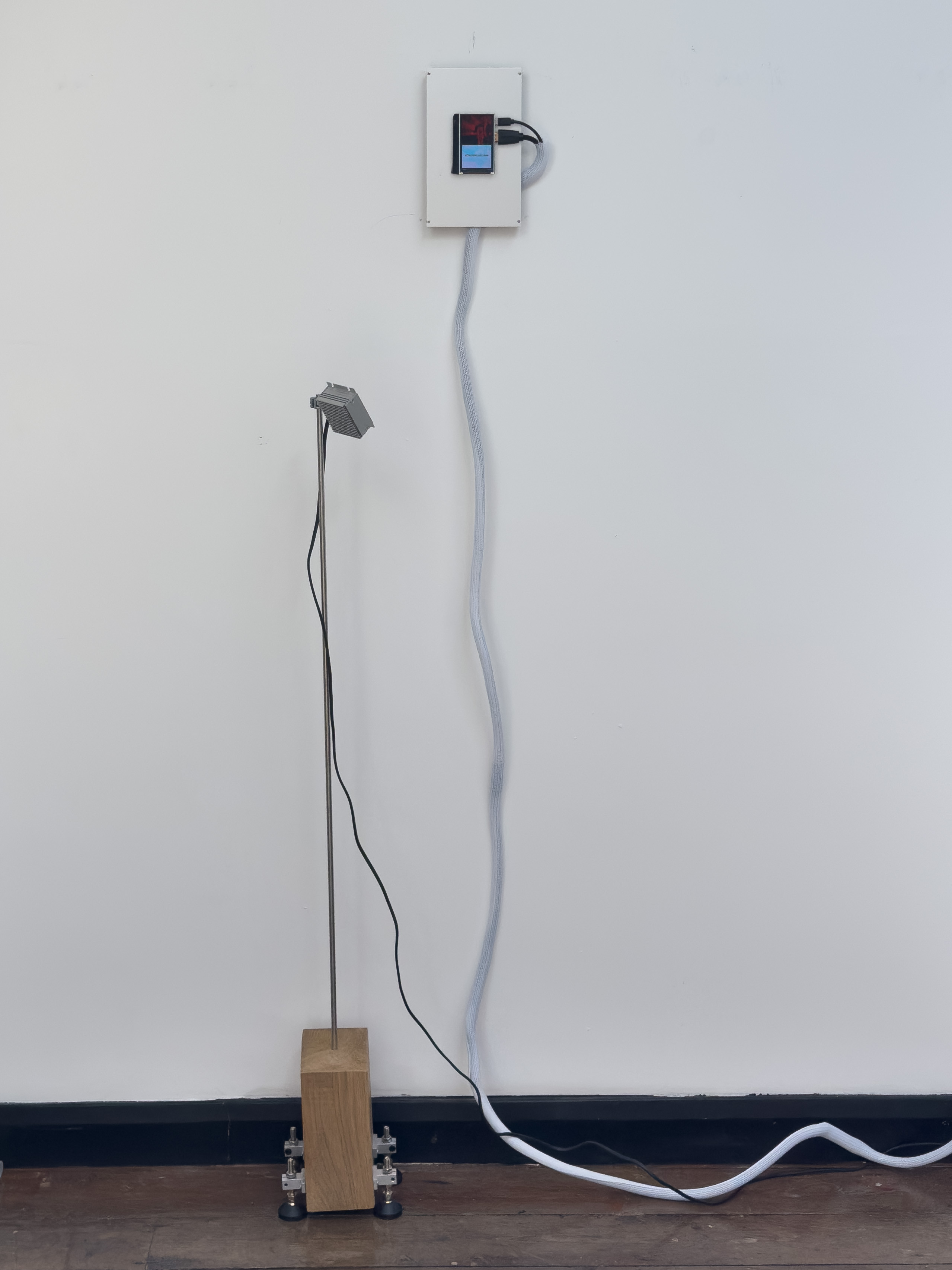 Dot Als, ‘Index of absent spaces’, 2026, installation, 150 × 55 × 42 cm. Photo: Courtesy of the artist & Temporary Matter