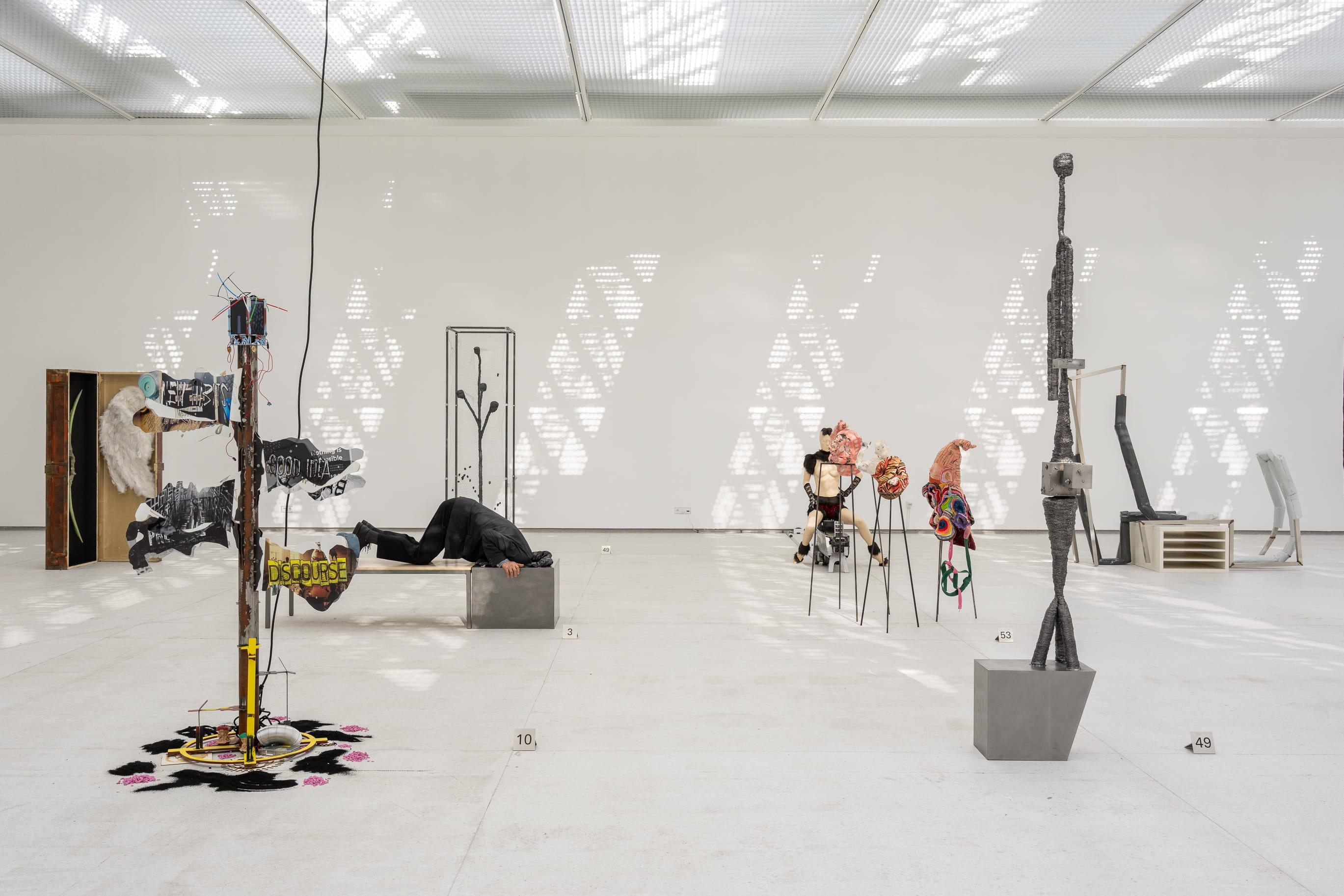 “Superglue, or Inventing the Friend”, exhibition view. Contemporary Art Centre, 2026. Curator: Valentinas Klimašauskas. Photographer: Andrej Vasilenko