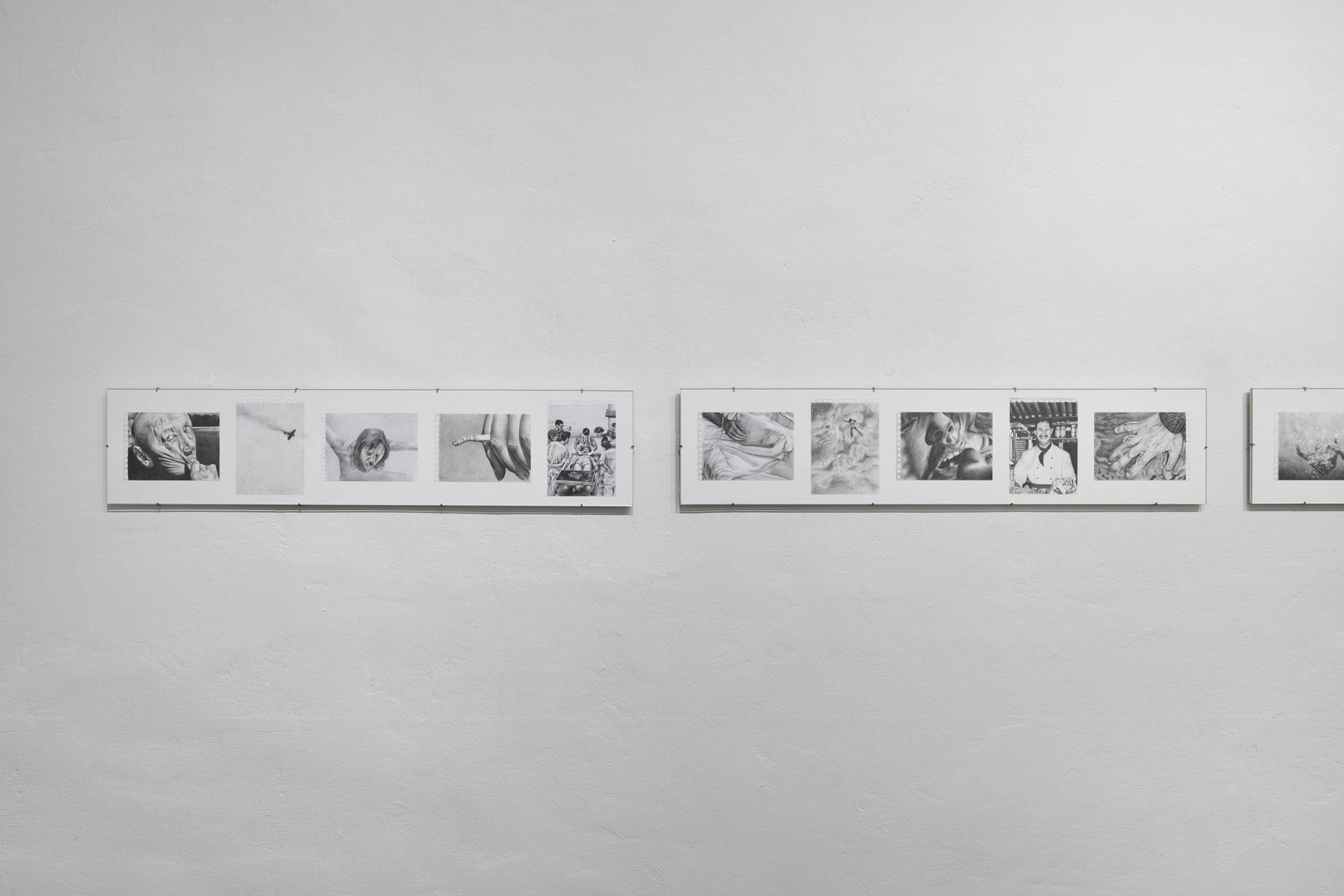 Installation view, Nils Ben Brahim, Decameron, Galerie Khoshbakht, Cologne, 2026