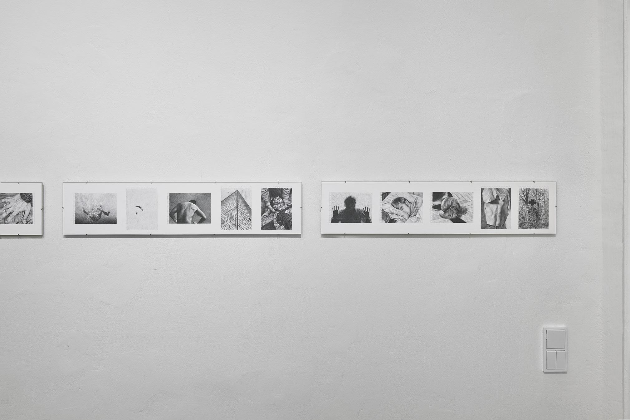 Installation view, Nils Ben Brahim, Decameron, Galerie Khoshbakht, Cologne, 2026