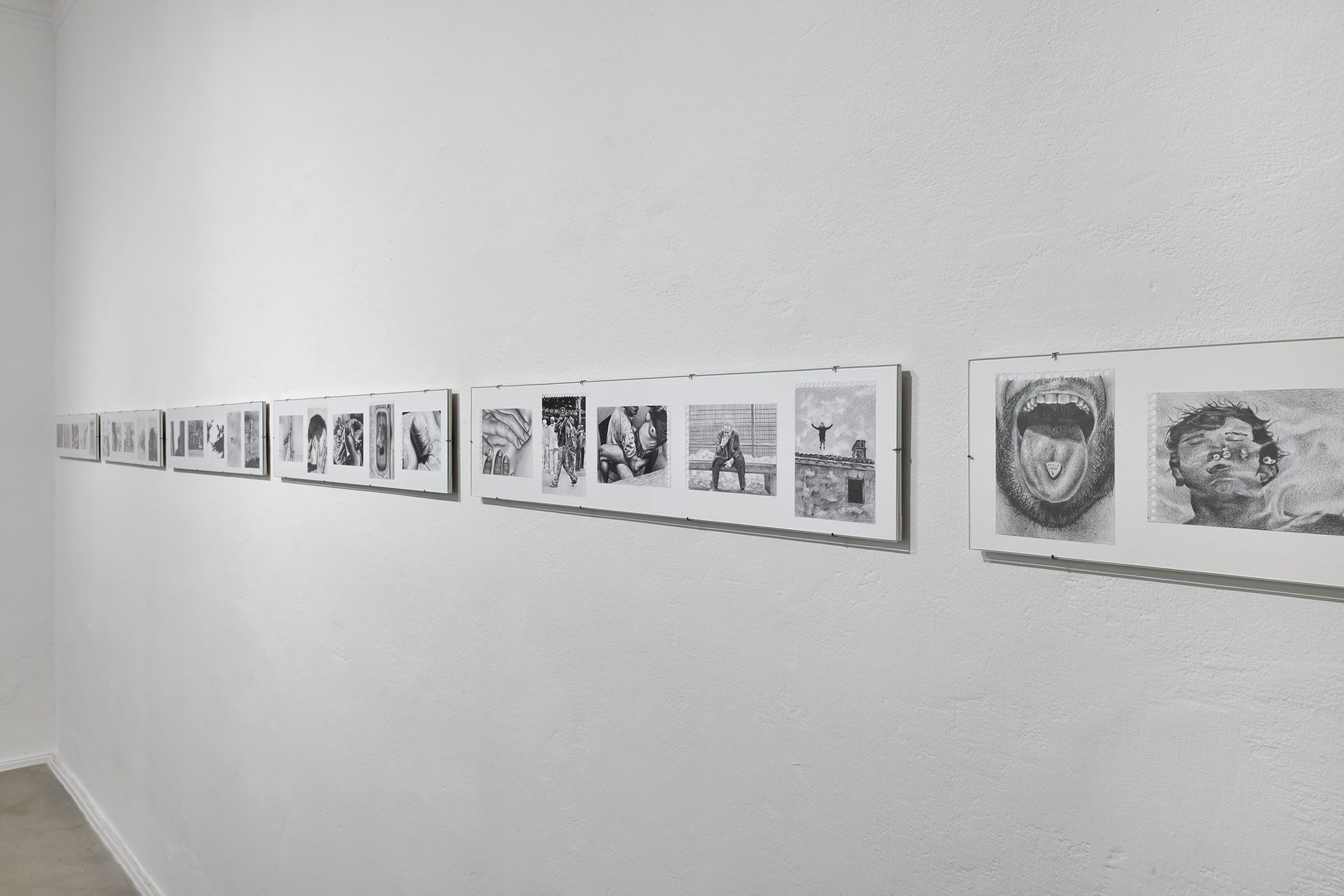 Installation view, Nils Ben Brahim, Decameron, Galerie Khoshbakht, Cologne, 2026