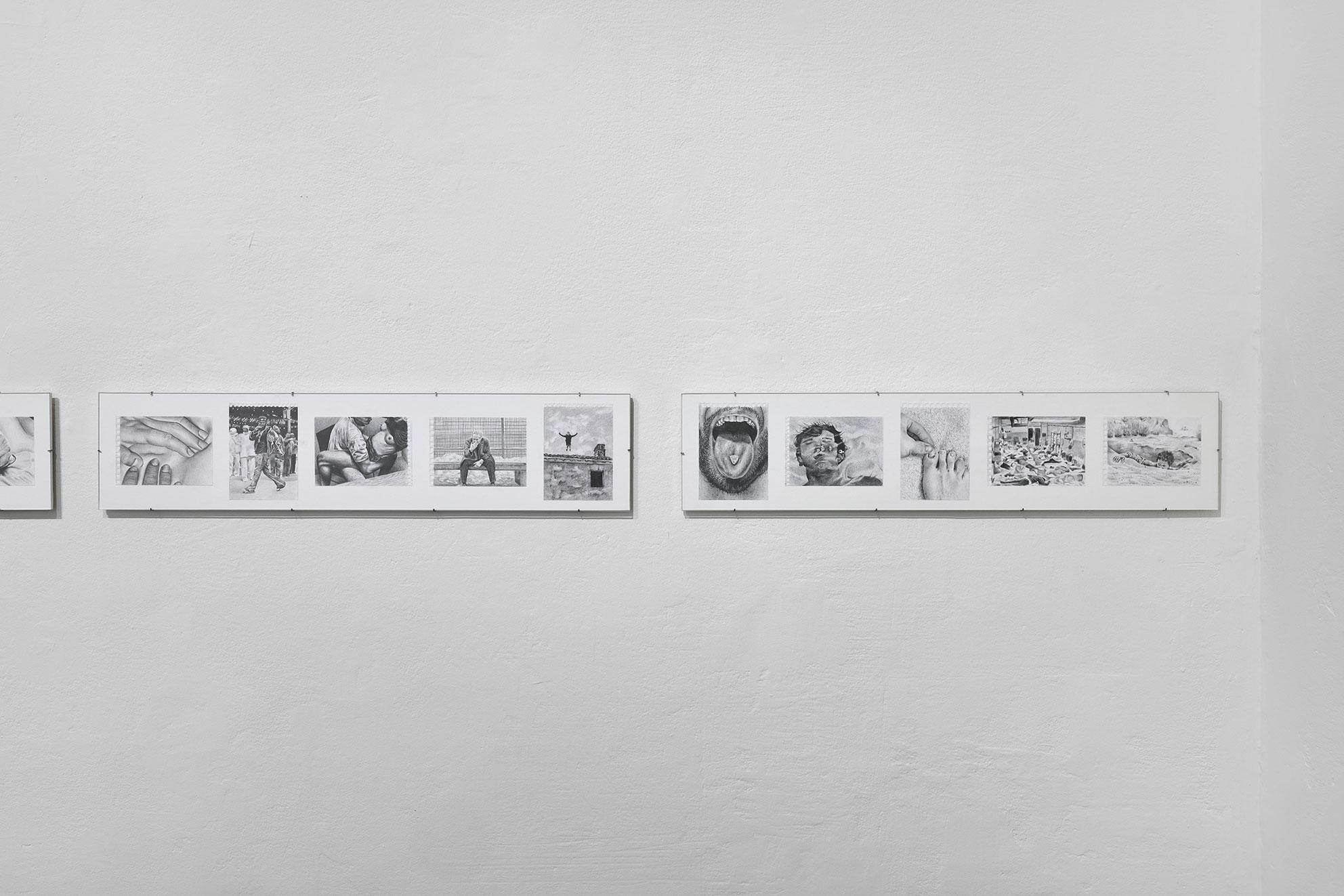 Installation view, Nils Ben Brahim, Decameron, Galerie Khoshbakht, Cologne, 2026