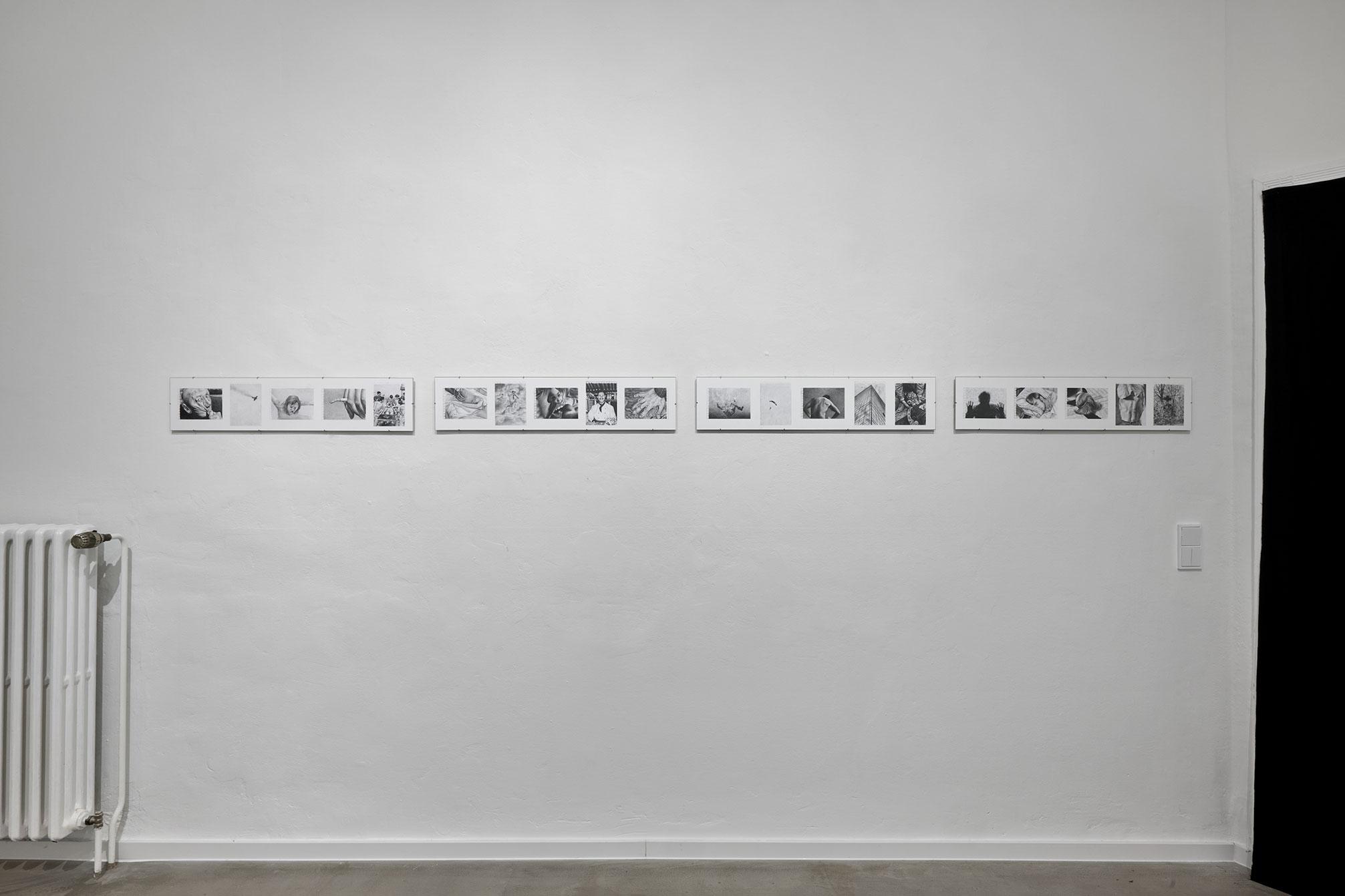 Installation view, Nils Ben Brahim, Decameron, Galerie Khoshbakht, Cologne, 2026