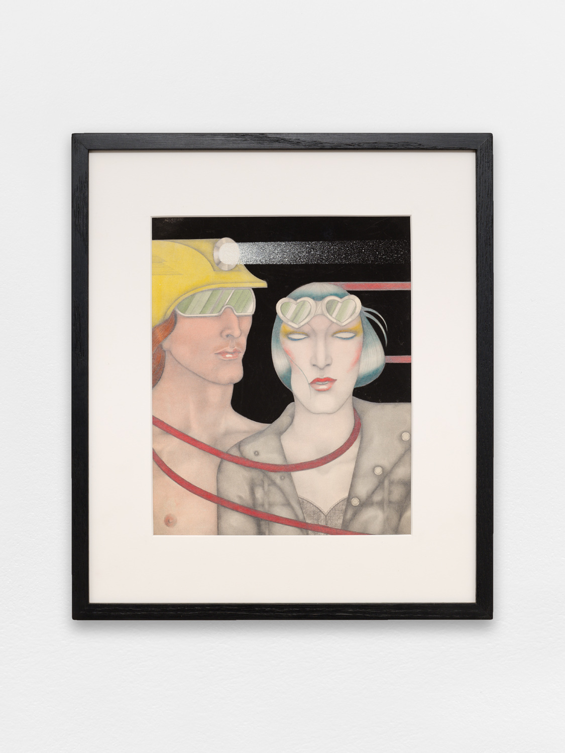 Mel Odom, Viva Magazine, 1976, pencil on paper, 29 x 24 cm (unframed), 42.5 x 36.5 cm (framed), unique 
