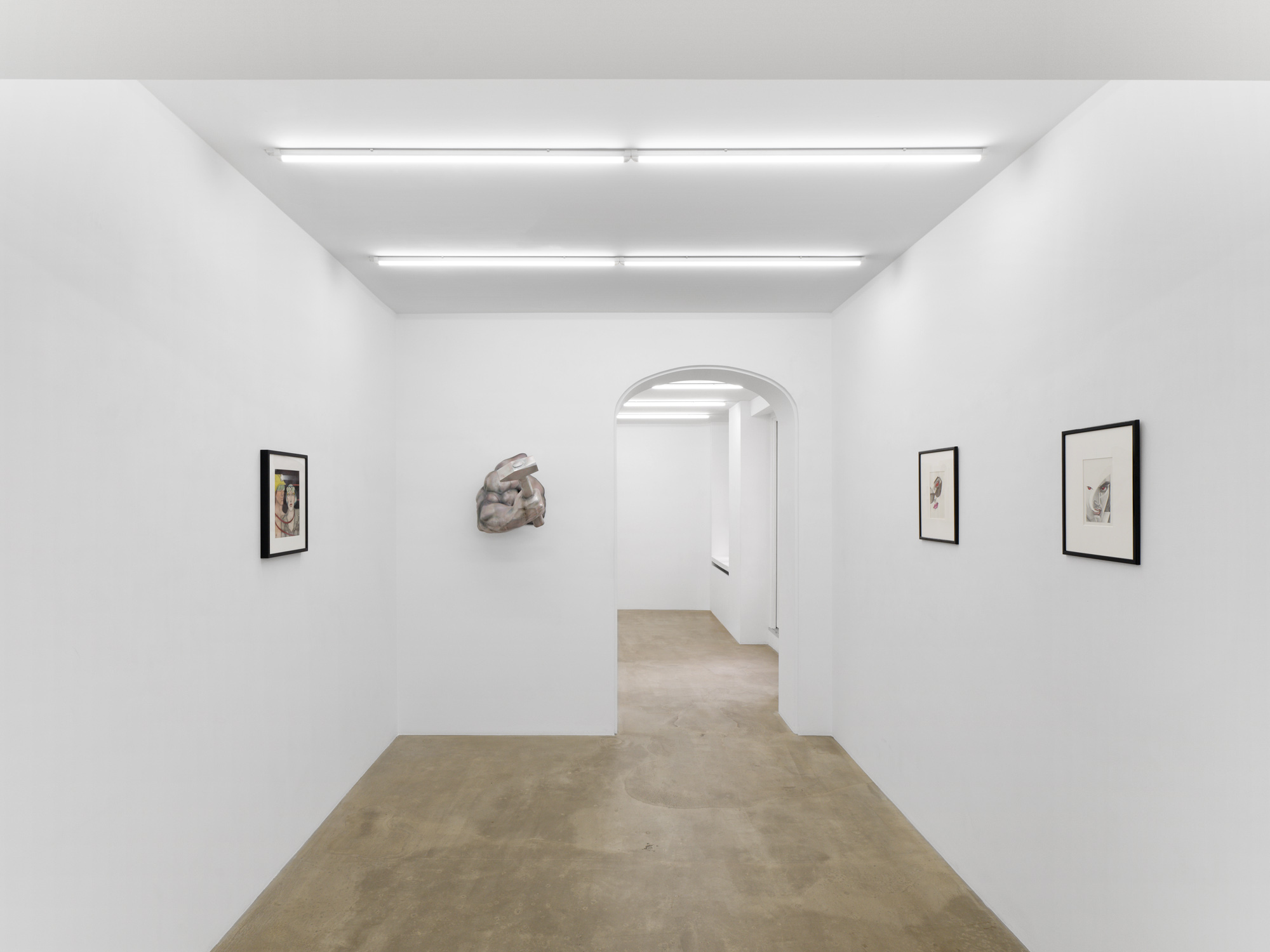 « Nothing Vast Without a Curse », a duo show by Zuzanna Czebatul & Mel Odom, exhibition view, Sans titre, Paris
