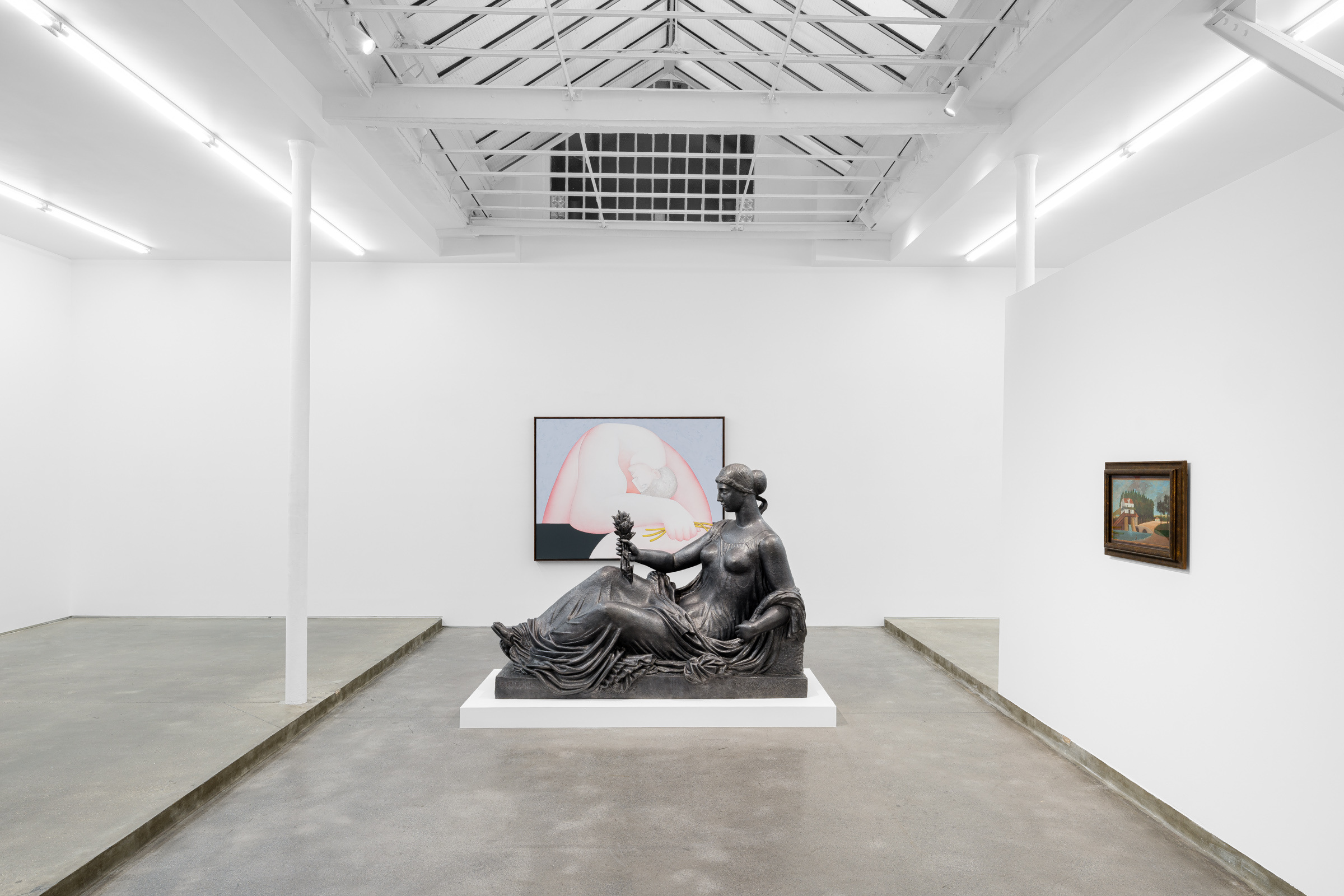 “Soulscape”, Vojtěch Kovařík in conversation with Aristide Maillol and Henri Rousseau, Galerie Derouillon, Paris, 2026 - Courtesy of the artists and Galerie Derouillon, Paris © Grégory Copitet