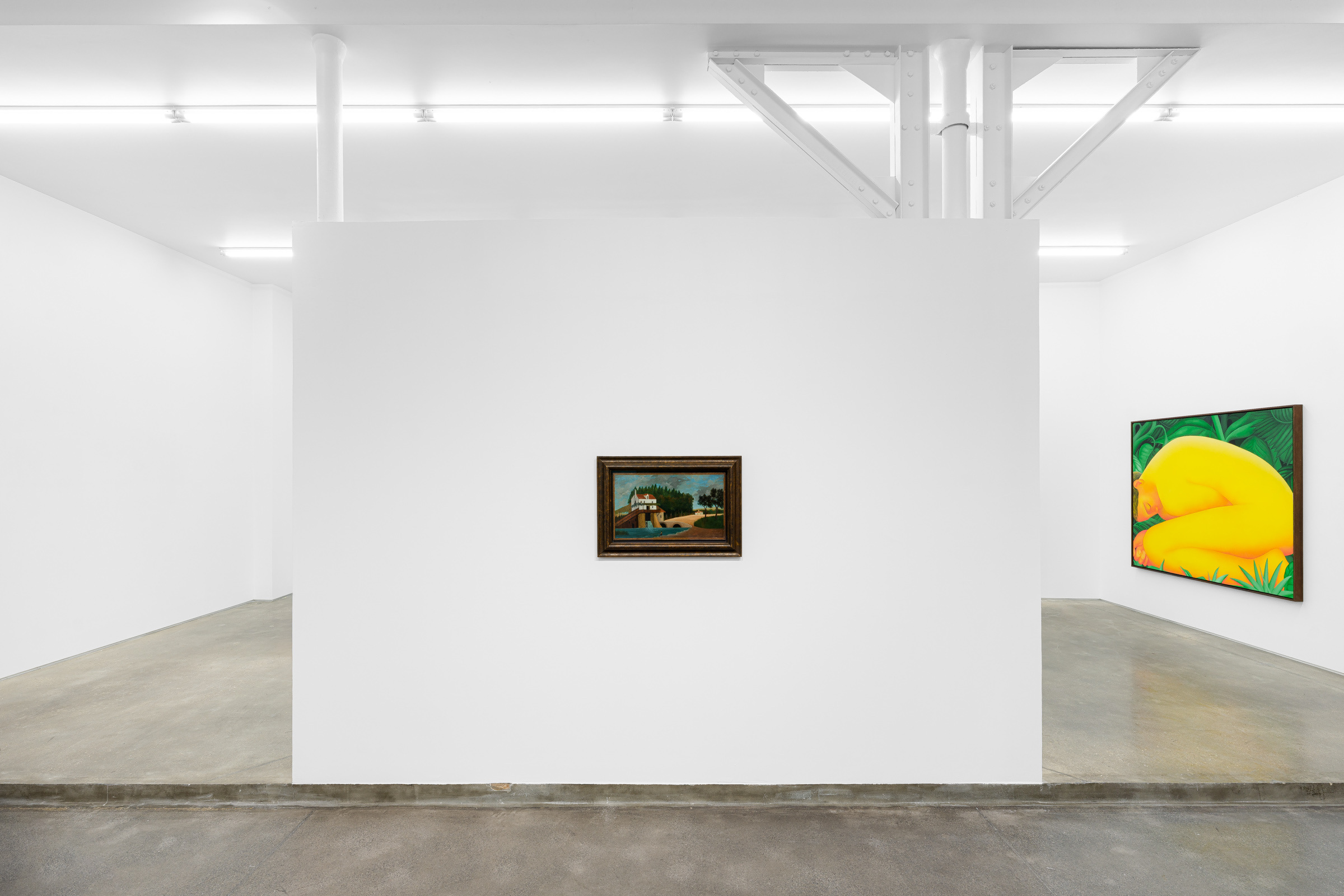“Soulscape”, Vojtěch Kovařík in conversation with Aristide Maillol and Henri Rousseau, Galerie Derouillon, Paris, 2026 - Courtesy of the artists and Galerie Derouillon, Paris © Grégory Copitet