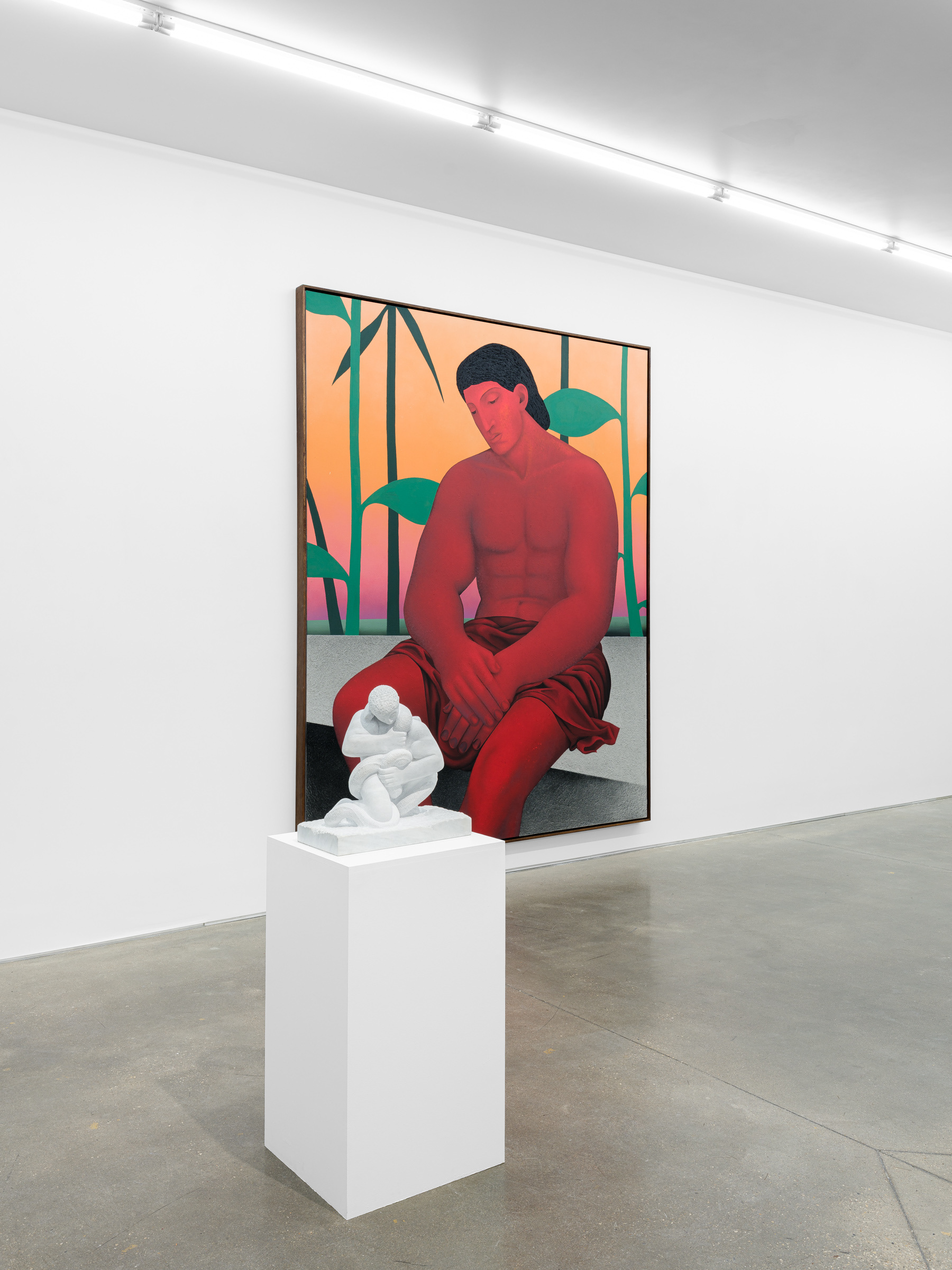 “Soulscape”, Vojtěch Kovařík in conversation with Aristide Maillol and Henri Rousseau, Galerie Derouillon, Paris, 2026 - Courtesy of the artists and Galerie Derouillon, Paris © Grégory Copitet