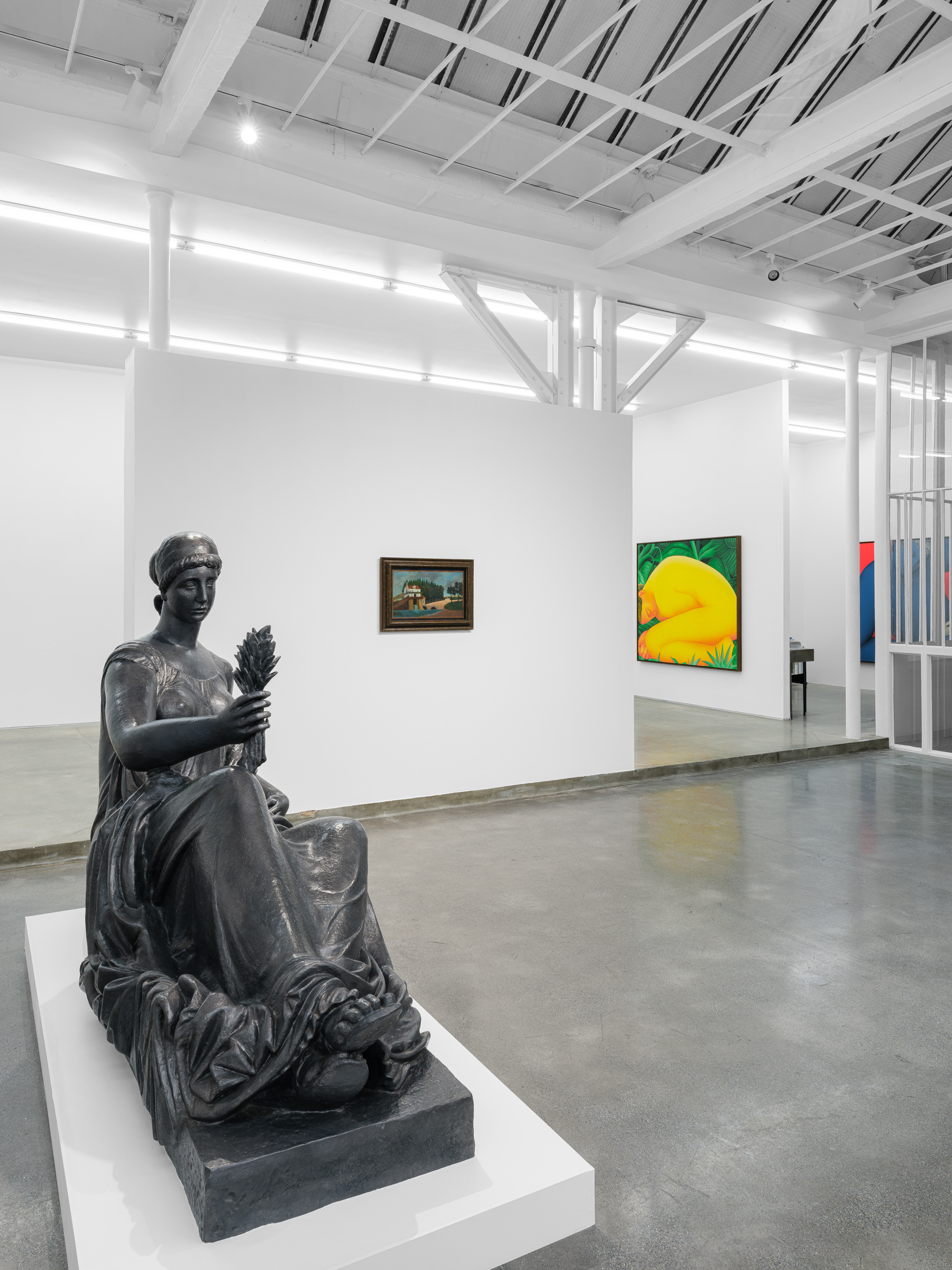 “Soulscape”, Vojtěch Kovařík in conversation with Aristide Maillol and Henri Rousseau, Galerie Derouillon, Paris, 2026 - Courtesy of the artists and Galerie Derouillon, Paris © Grégory Copitet