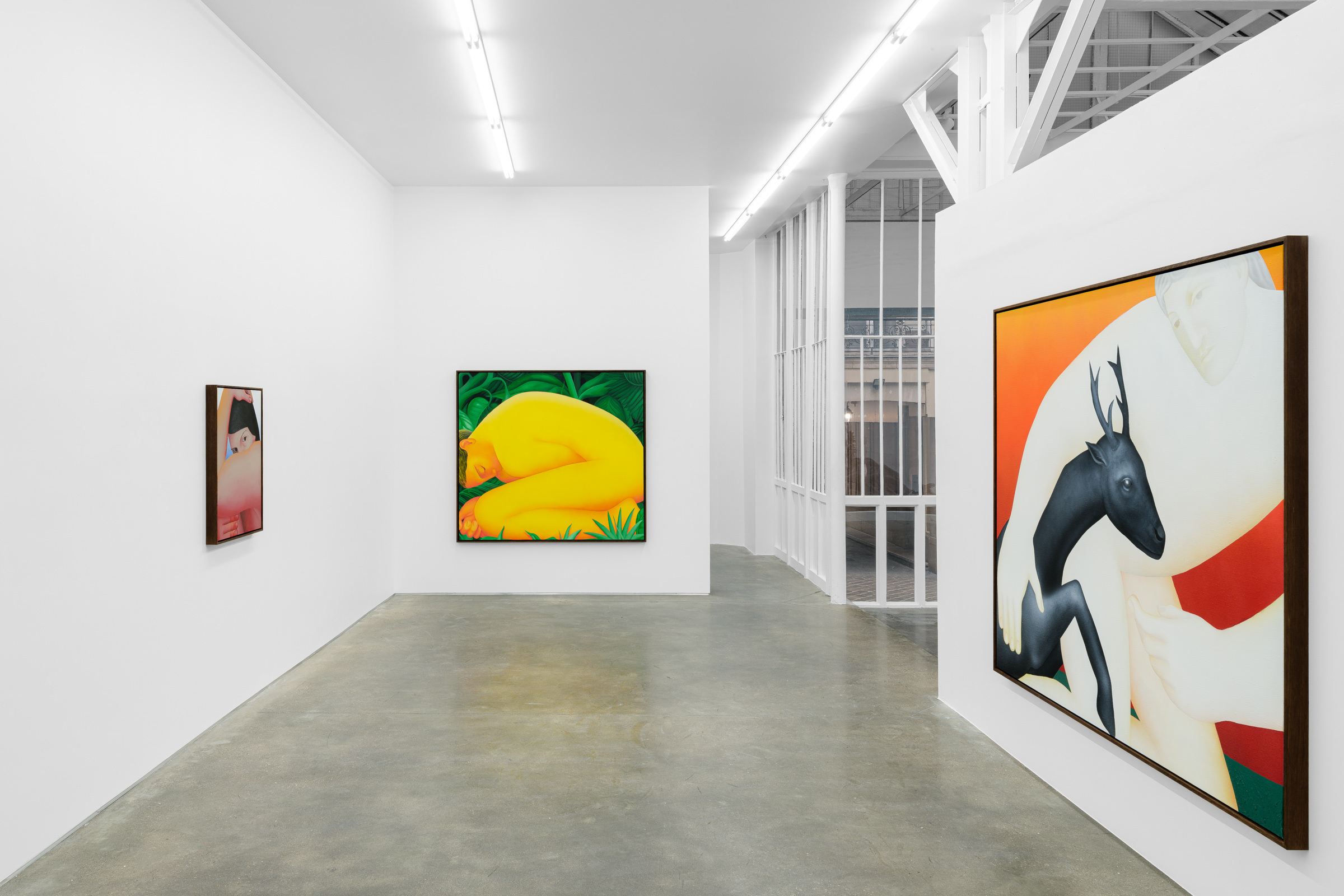 “Soulscape”, Vojtěch Kovařík in conversation with Aristide Maillol and Henri Rousseau, Galerie Derouillon, Paris, 2026 - Courtesy of the artists and Galerie Derouillon, Paris © Grégory Copitet