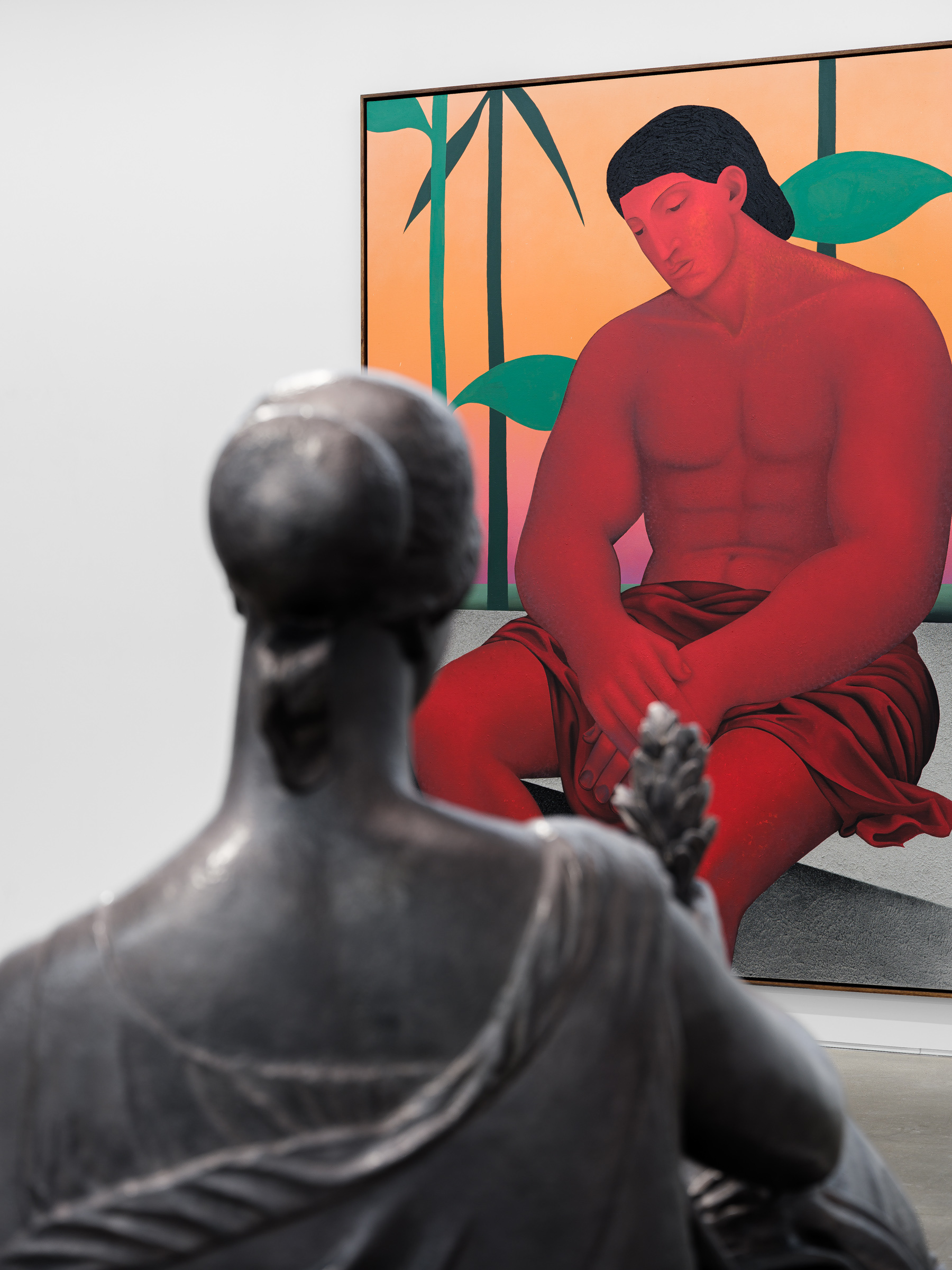 “Soulscape”, Vojtěch Kovařík in conversation with Aristide Maillol and Henri Rousseau, Galerie Derouillon, Paris, 2026 - Courtesy of the artists and Galerie Derouillon, Paris © Grégory Copitet