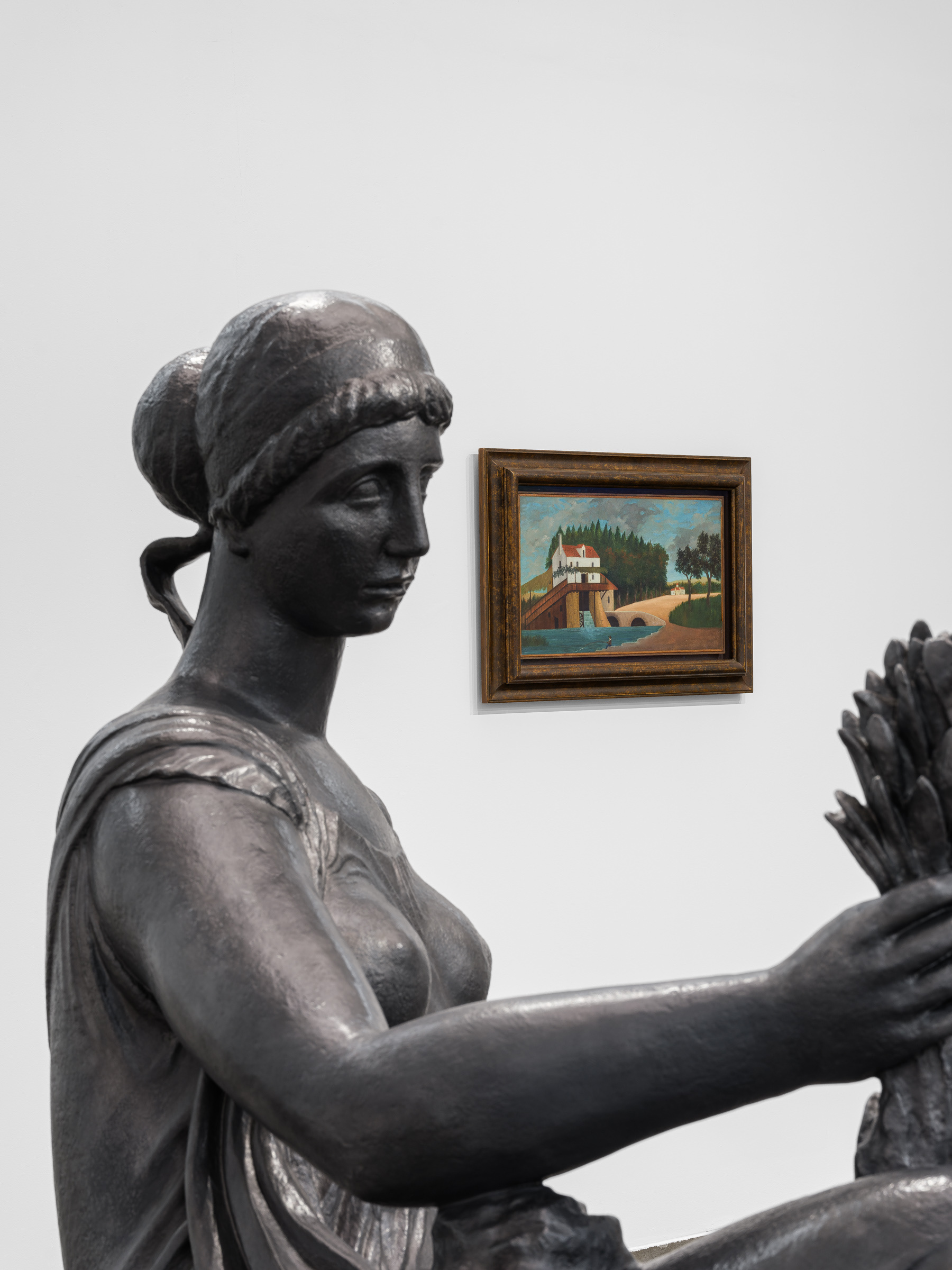 “Soulscape”, Vojtěch Kovařík in conversation with Aristide Maillol and Henri Rousseau, Galerie Derouillon, Paris, 2026 - Courtesy of the artists and Galerie Derouillon, Paris © Grégory Copitet