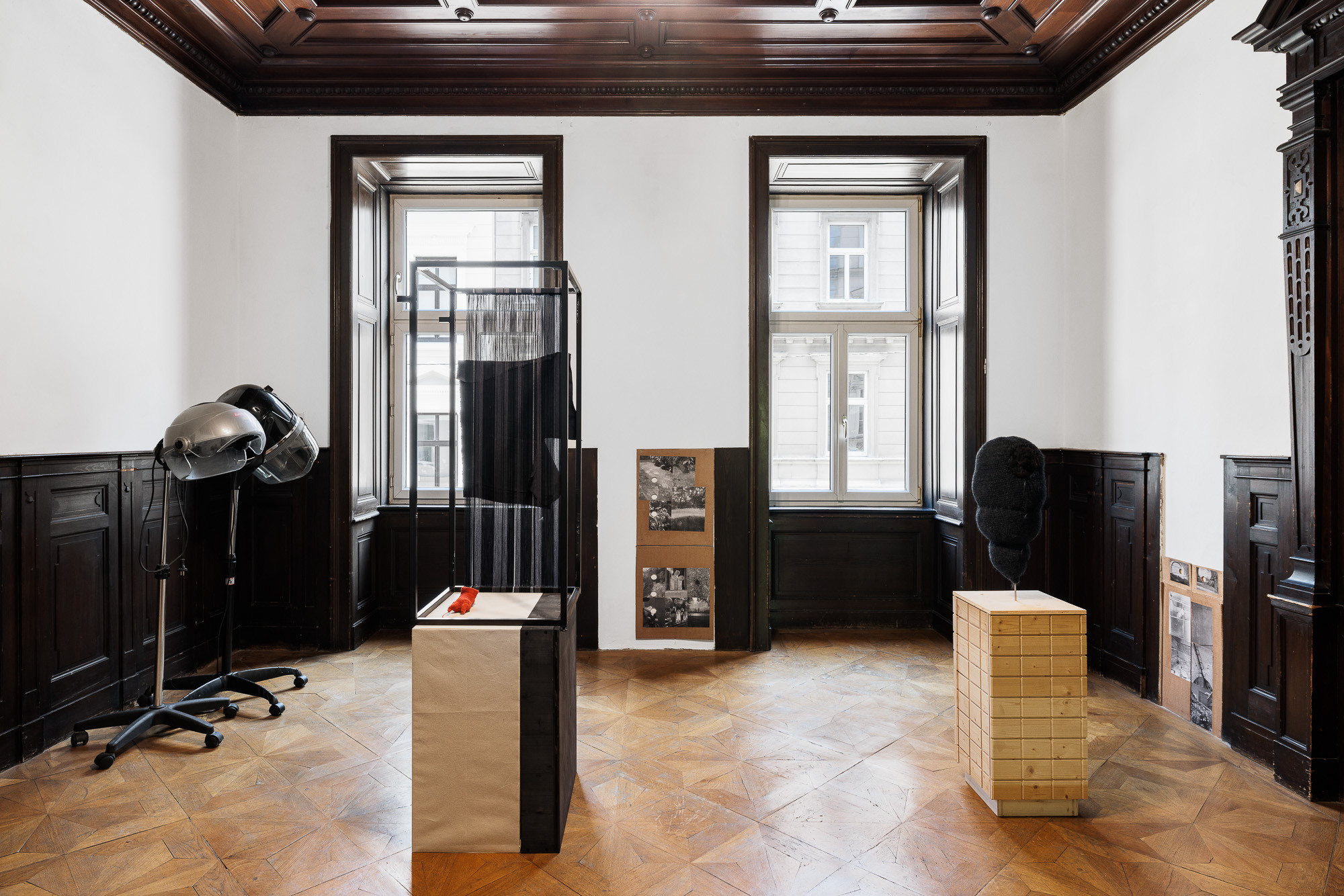 installation view, Five Hearts Nine Brains, PILOT, Vienna