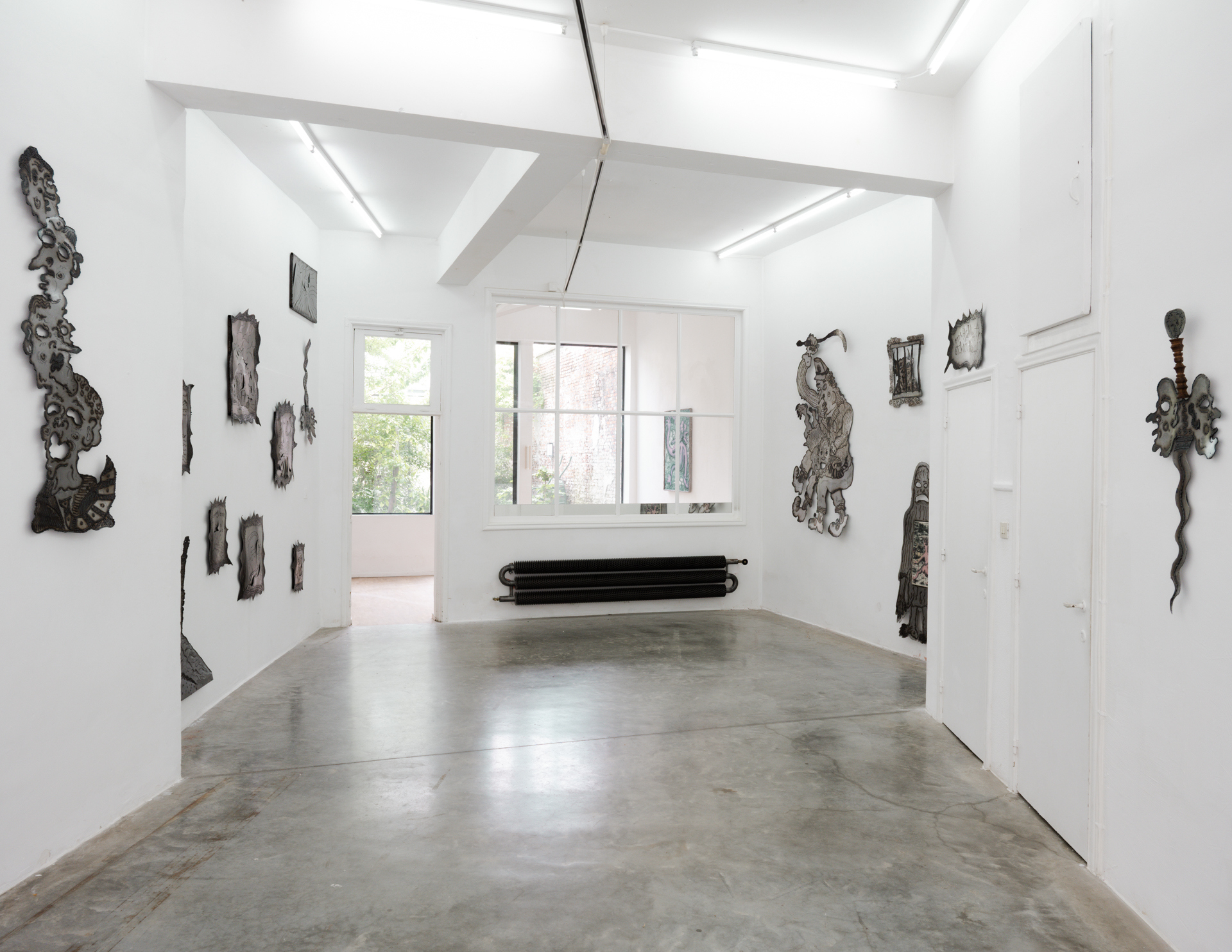 Exhibition view of Siamese Others, 2026, duo show by Elen Braga and William Ludwig Lutgens.