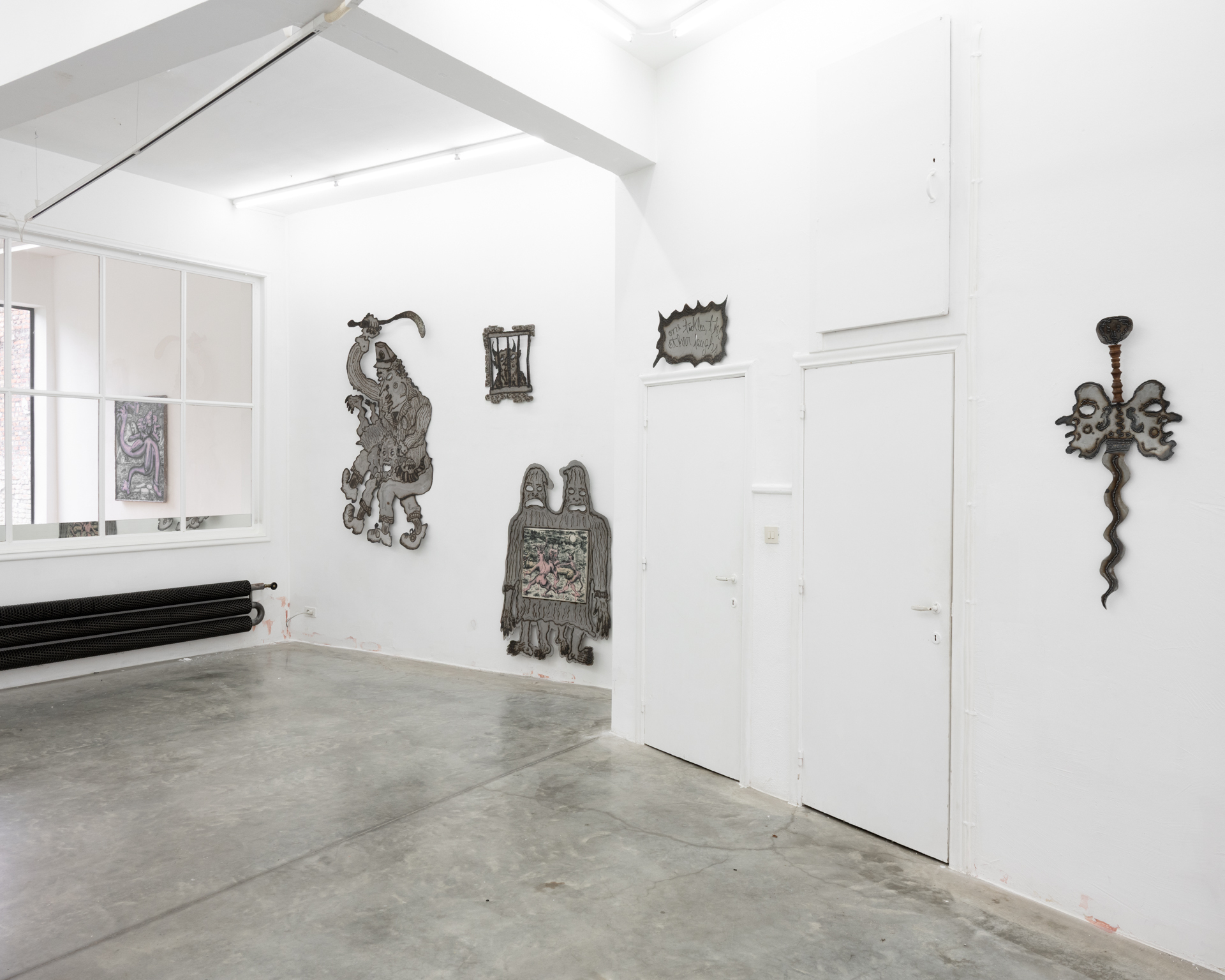 Exhibition view of Siamese Others, 2026, duo show by Elen Braga and William Ludwig Lutgens.