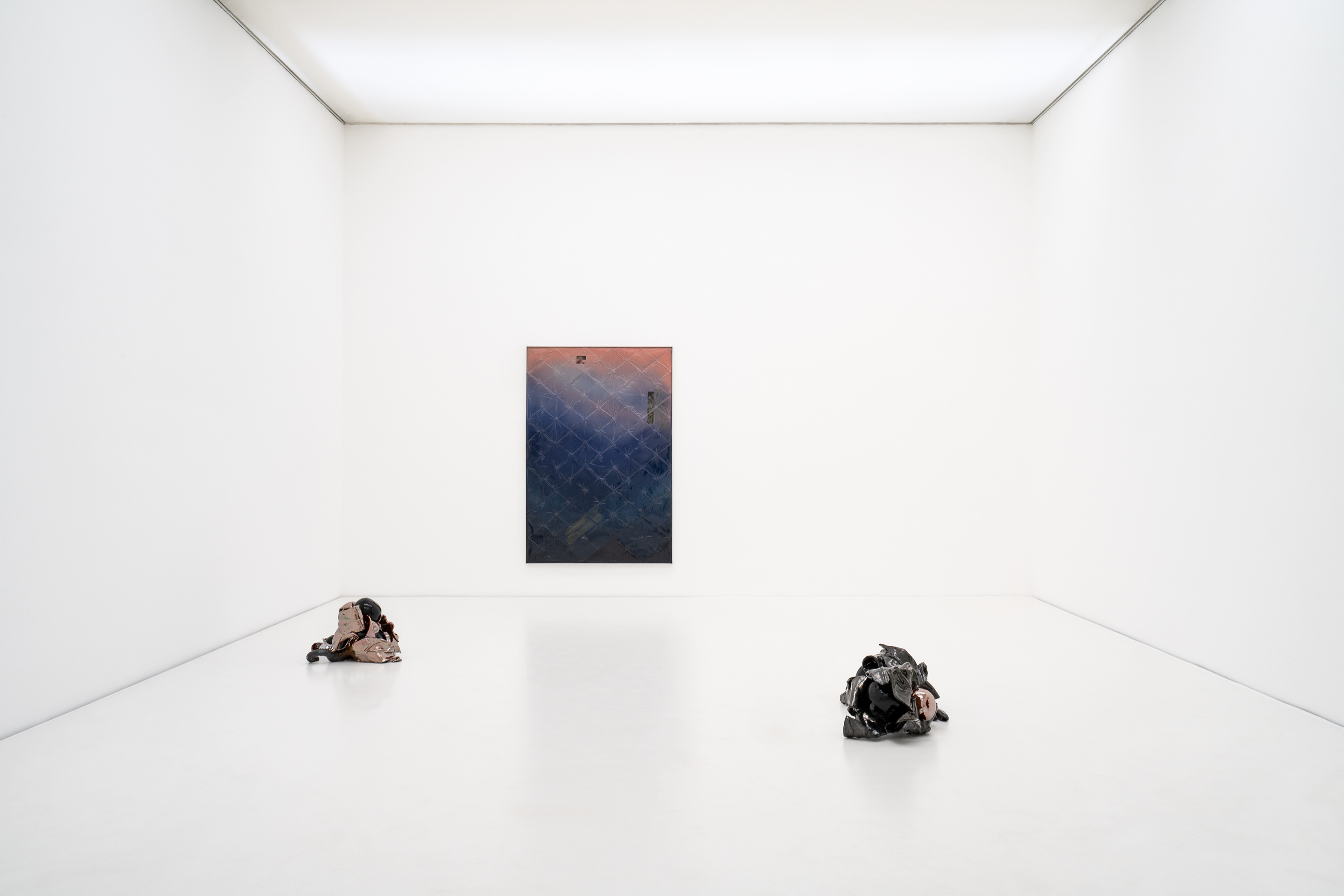 Installation view of Monika Grabuschnigg’s exhibition ‘Tears don't burn’, Kunstraum Remise, Bludenz, 2026. Courtesy of Kunstraum Remise Bludenz and the artist.