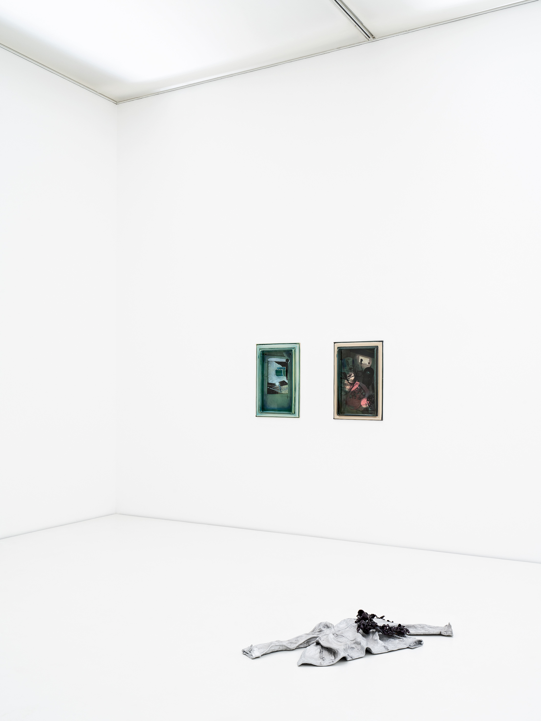 Installation view of Monika Grabuschnigg’s exhibition ‘Tears don't burn’, Kunstraum Remise, Bludenz, 2026. Courtesy of Kunstraum Remise Bludenz and the artist.
