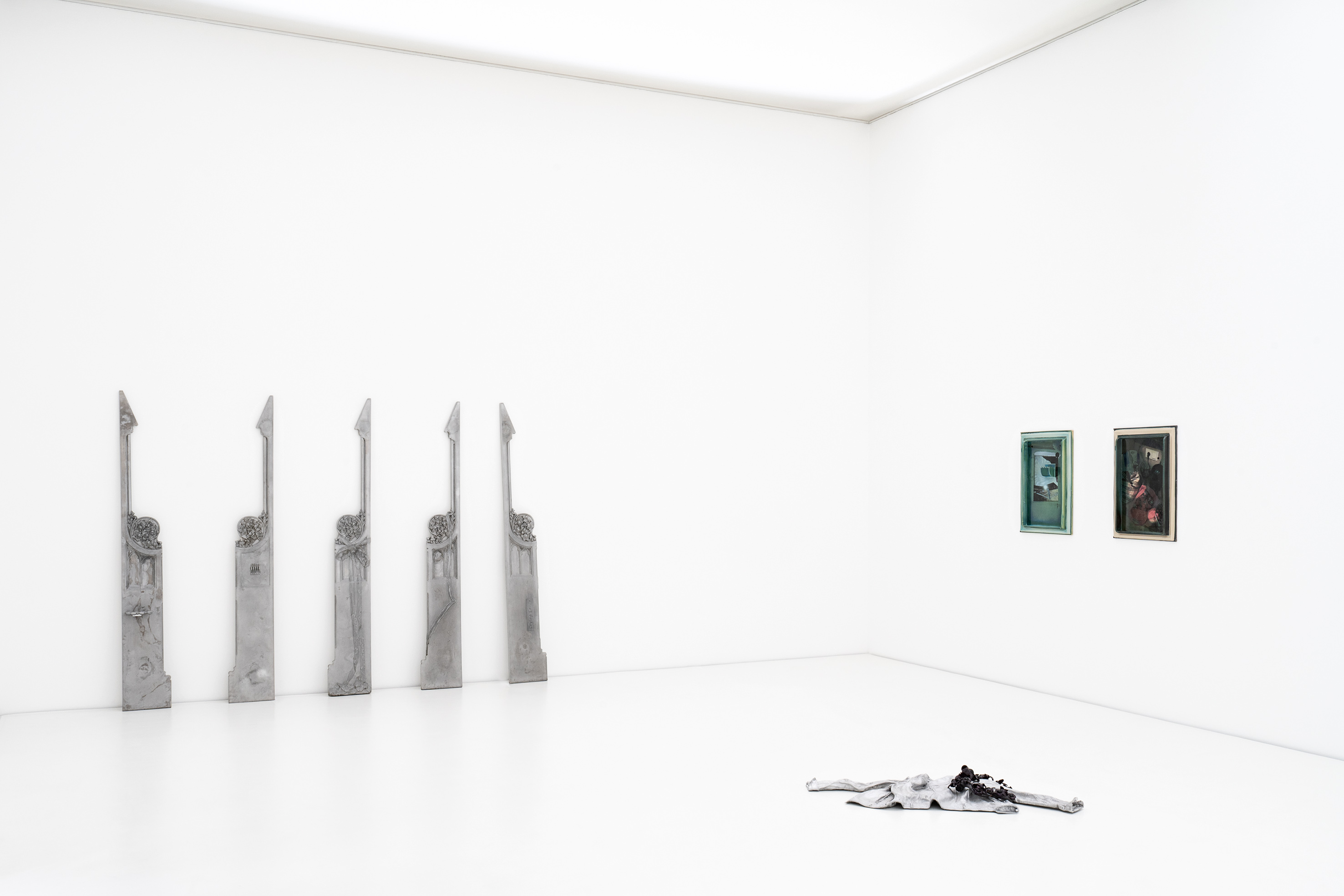 Installation view of Monika Grabuschnigg’s exhibition ‘Tears don't burn’, Kunstraum Remise, Bludenz, 2026. Courtesy of Kunstraum Remise Bludenz and the artist.