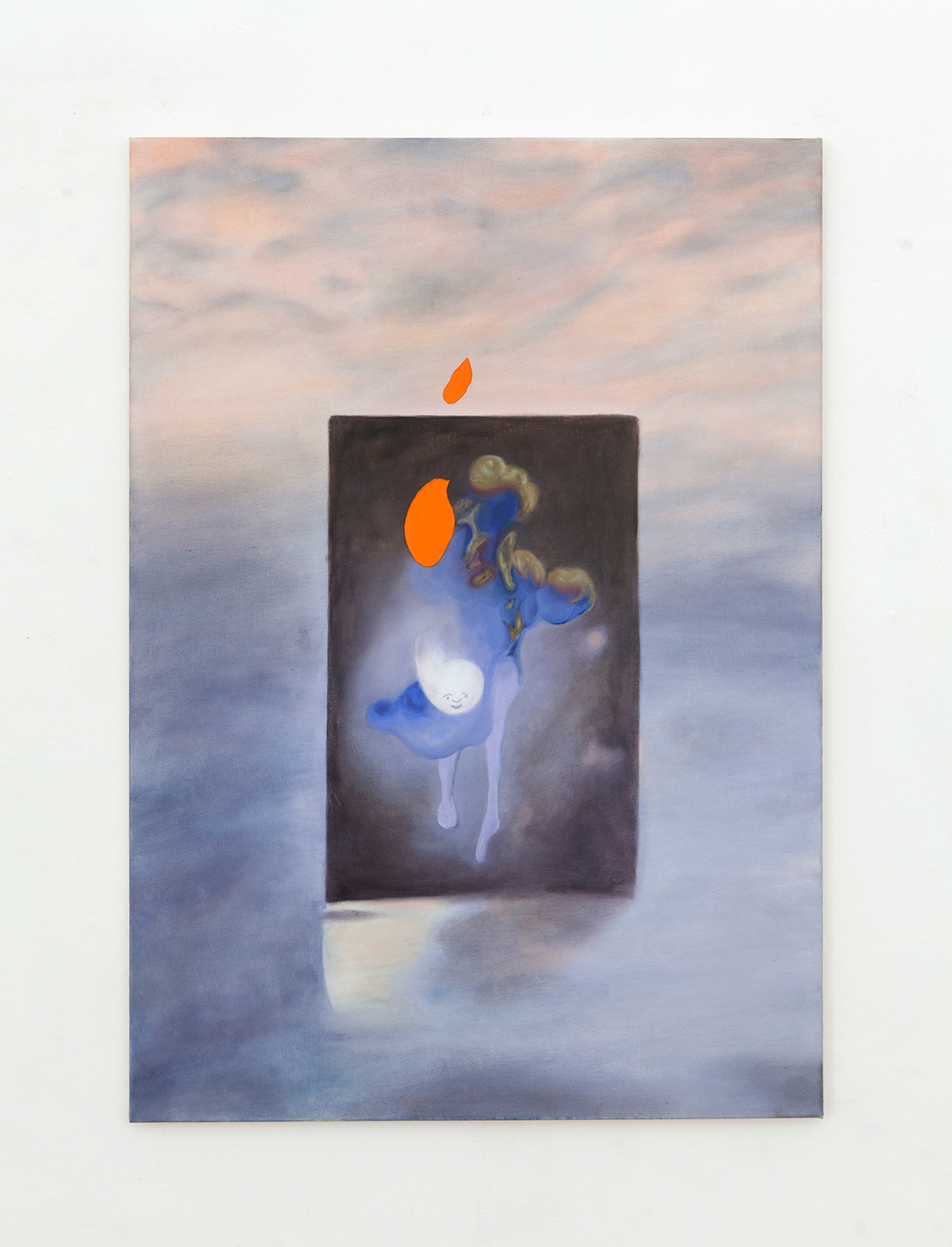 confident slider, 2026, oil on canvas, 130 x 90 cm