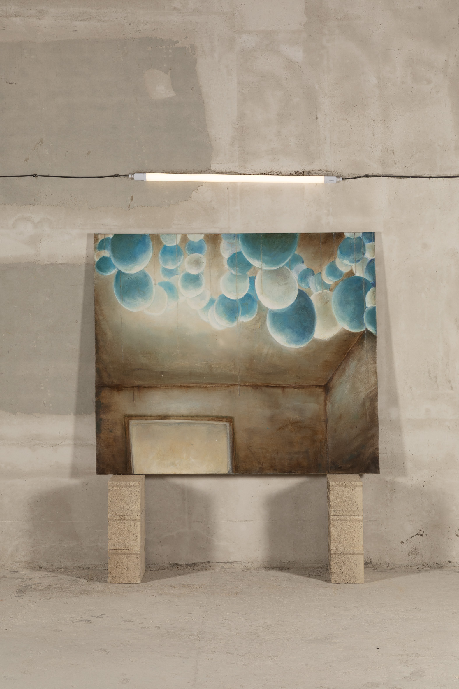 Cristof Yvoré, Untitled, 2008, oil on canvas, 145,5 × 169,5 cm.