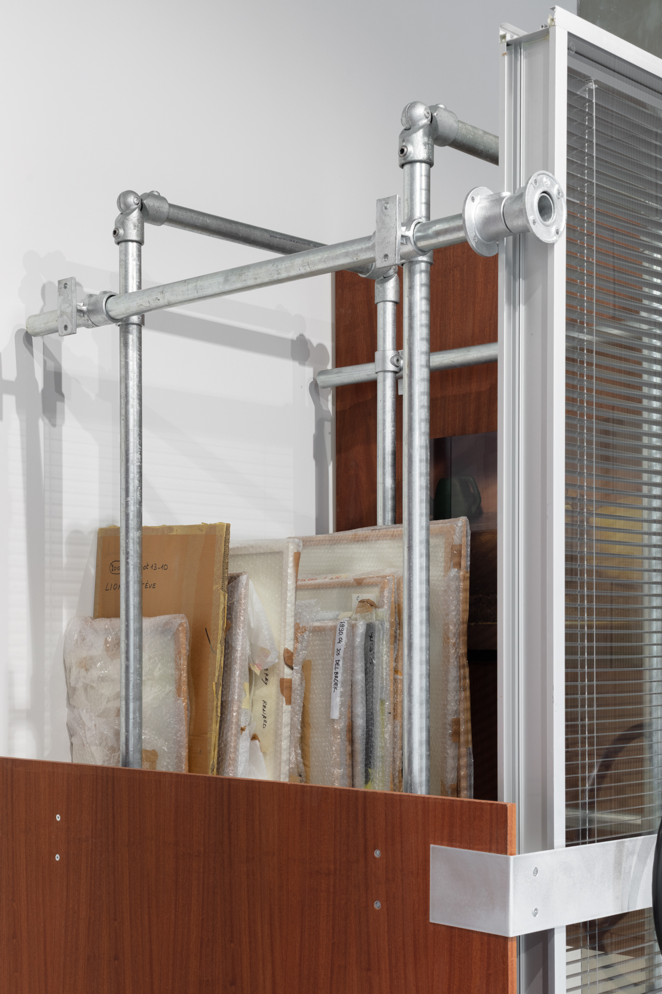 Alessandro Cugola, Anarchive Cabinets I–III, 2026. Courtesy: the artist. Photo: Silvia Cappellari