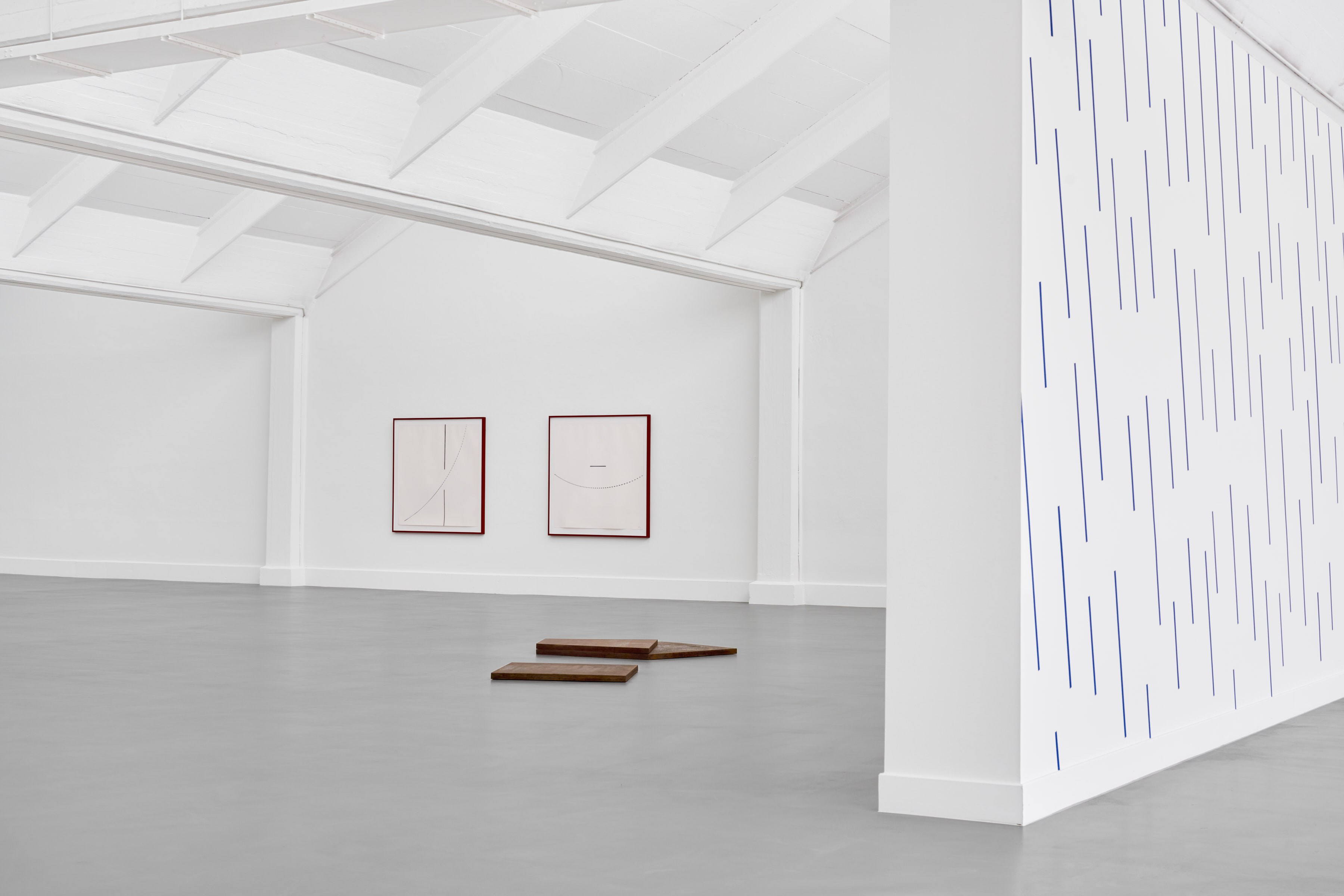 Exhibition view of "Pennys," featuring works by Judith Hopf and Alf Lechner, at the Lechner Museum in Ingolstadt, 2026. Courtesy of the artist, Kaufmann Repetto, Milan/New York, and Deborah Schamoni, Munich. Photographs: Jens Gerber