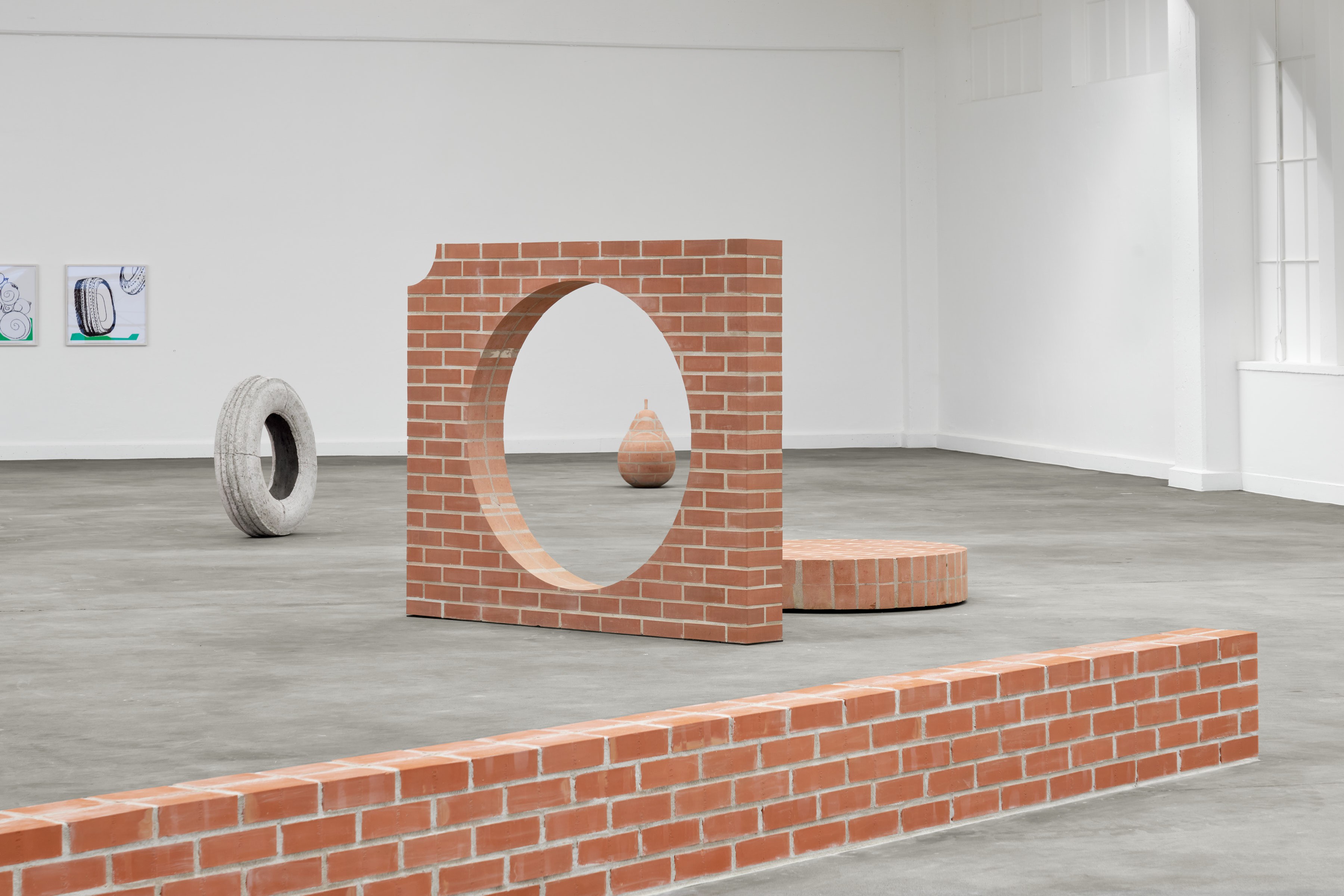 Exhibition view of "Pennys," featuring works by Judith Hopf and Alf Lechner, at the Lechner Museum in Ingolstadt, 2026. Courtesy of the artist, Kaufmann Repetto, Milan/New York, and Deborah Schamoni, Munich. Photographs: Jens Gerber