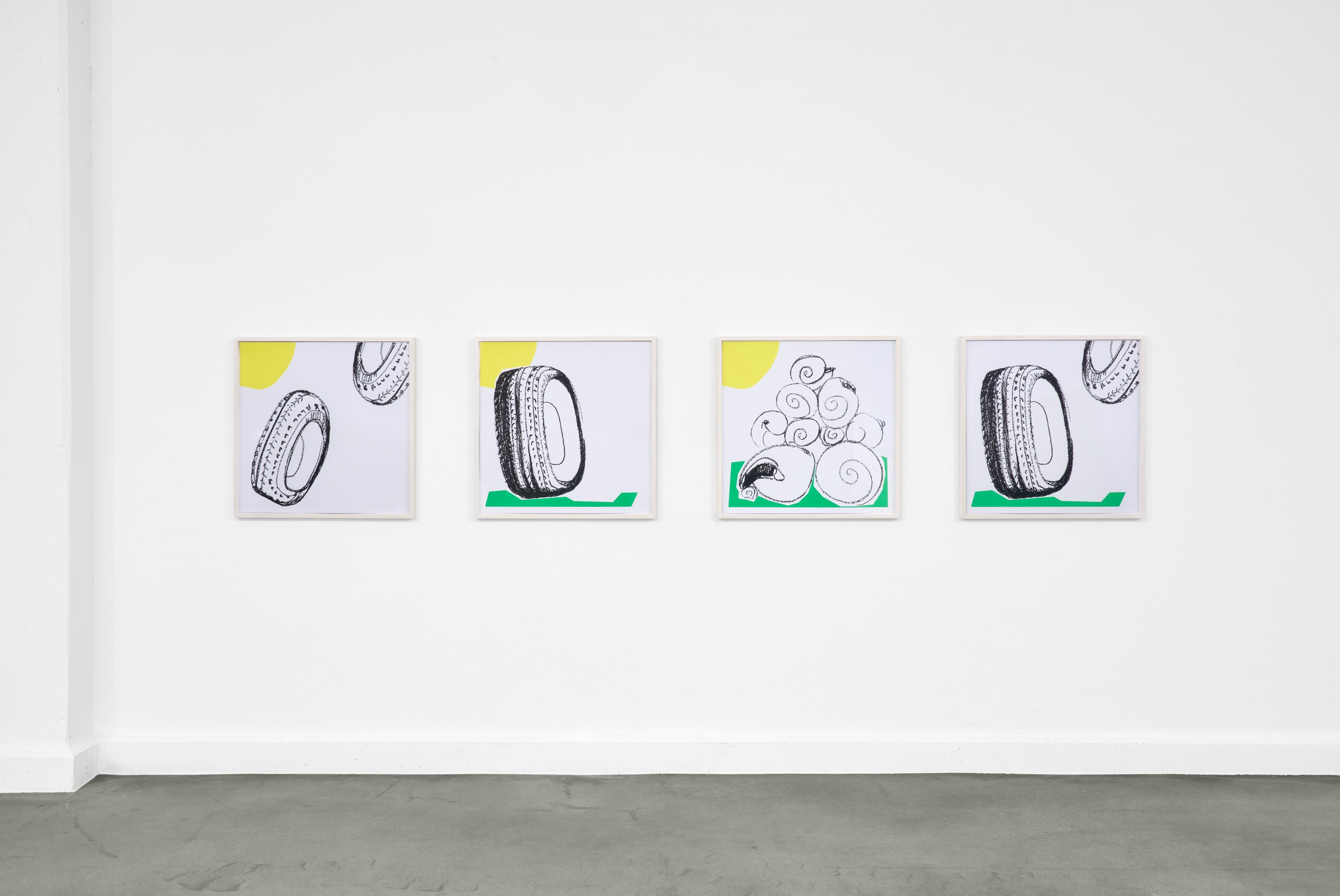 Exhibition view of "Pennys," featuring works by Judith Hopf and Alf Lechner, at the Lechner Museum in Ingolstadt, 2026. Courtesy of the artist, Kaufmann Repetto, Milan/New York, and Deborah Schamoni, Munich. Photographs: Jens Gerber