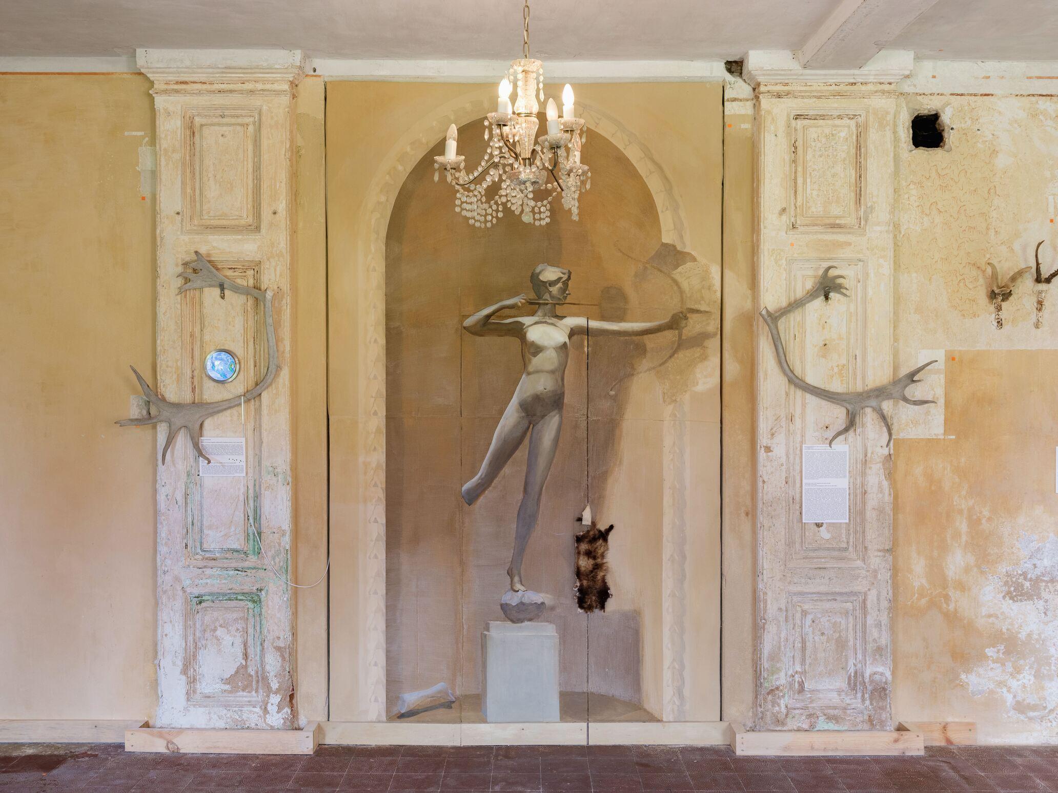 Emilija Povilanskaitė, “Static”, 2026; Viltė Čepulytė and Domas Noreika, “The Goddess of the Hunt”, 2025–2026