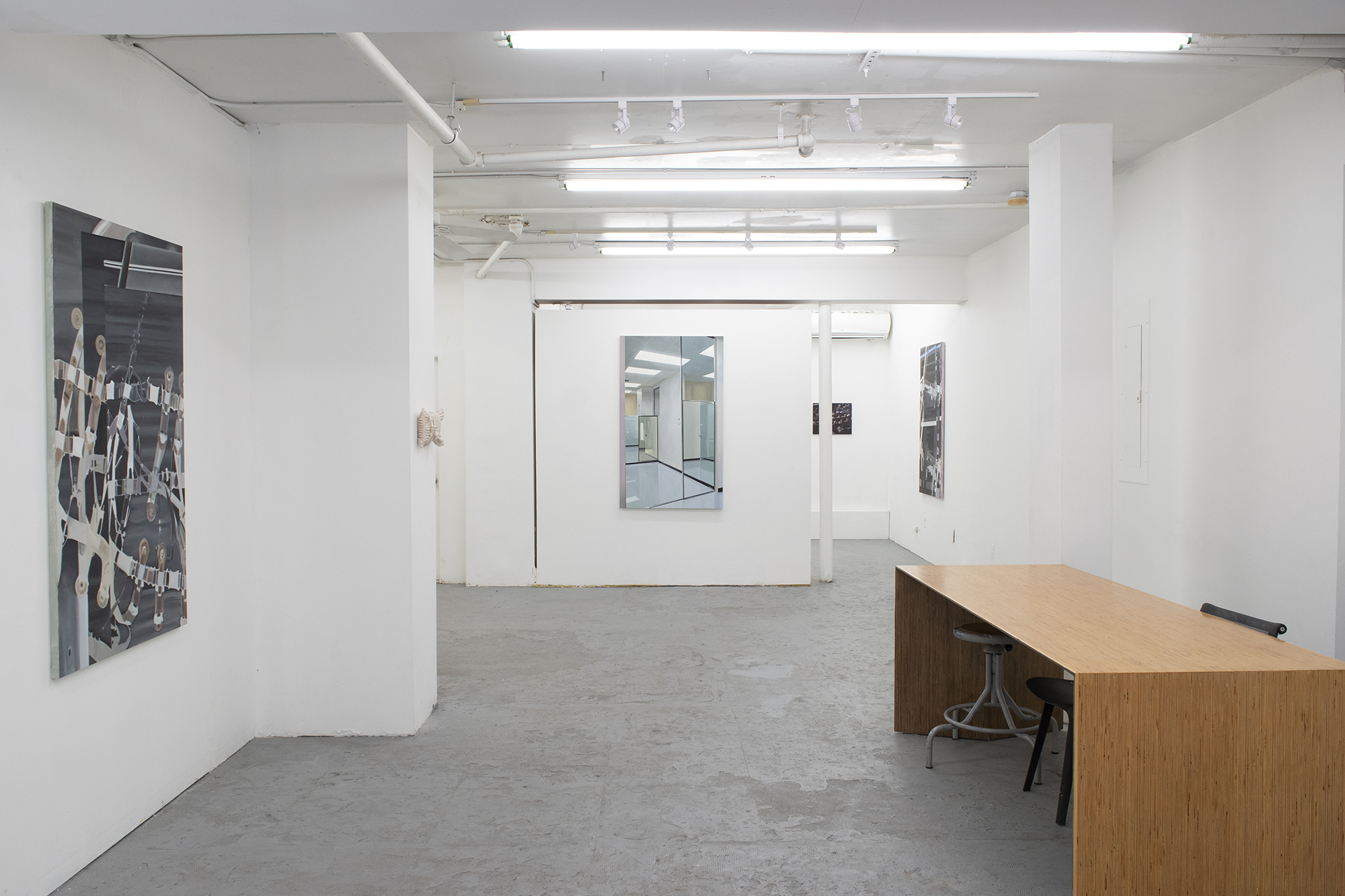 Exhibition view: ‘seeing-eye engine’, FRISSON, New York, 2026.