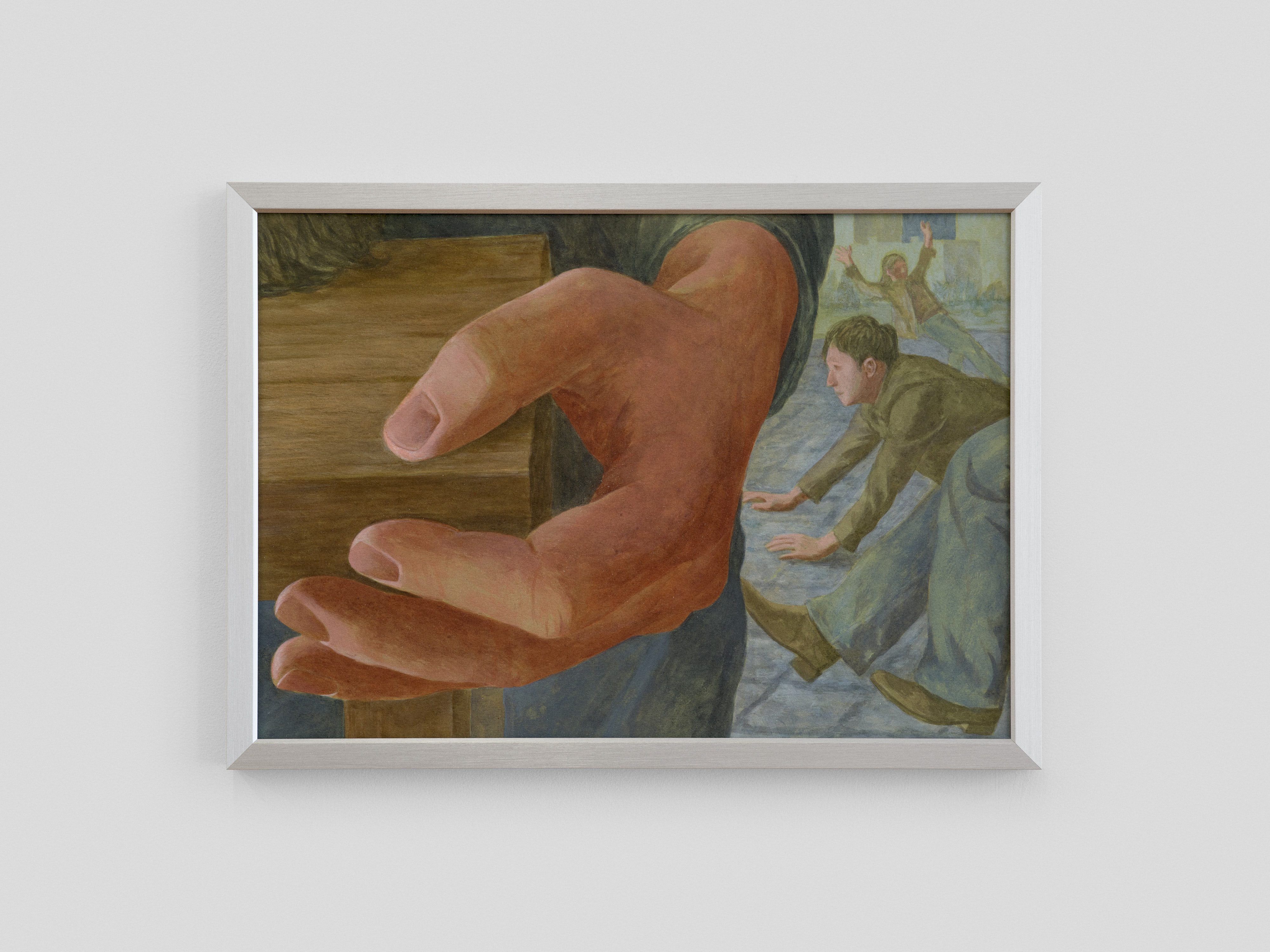 Alicja Pakosz, _Untitled_, 2026, acrylic on paper, 21 × 29.7 cm