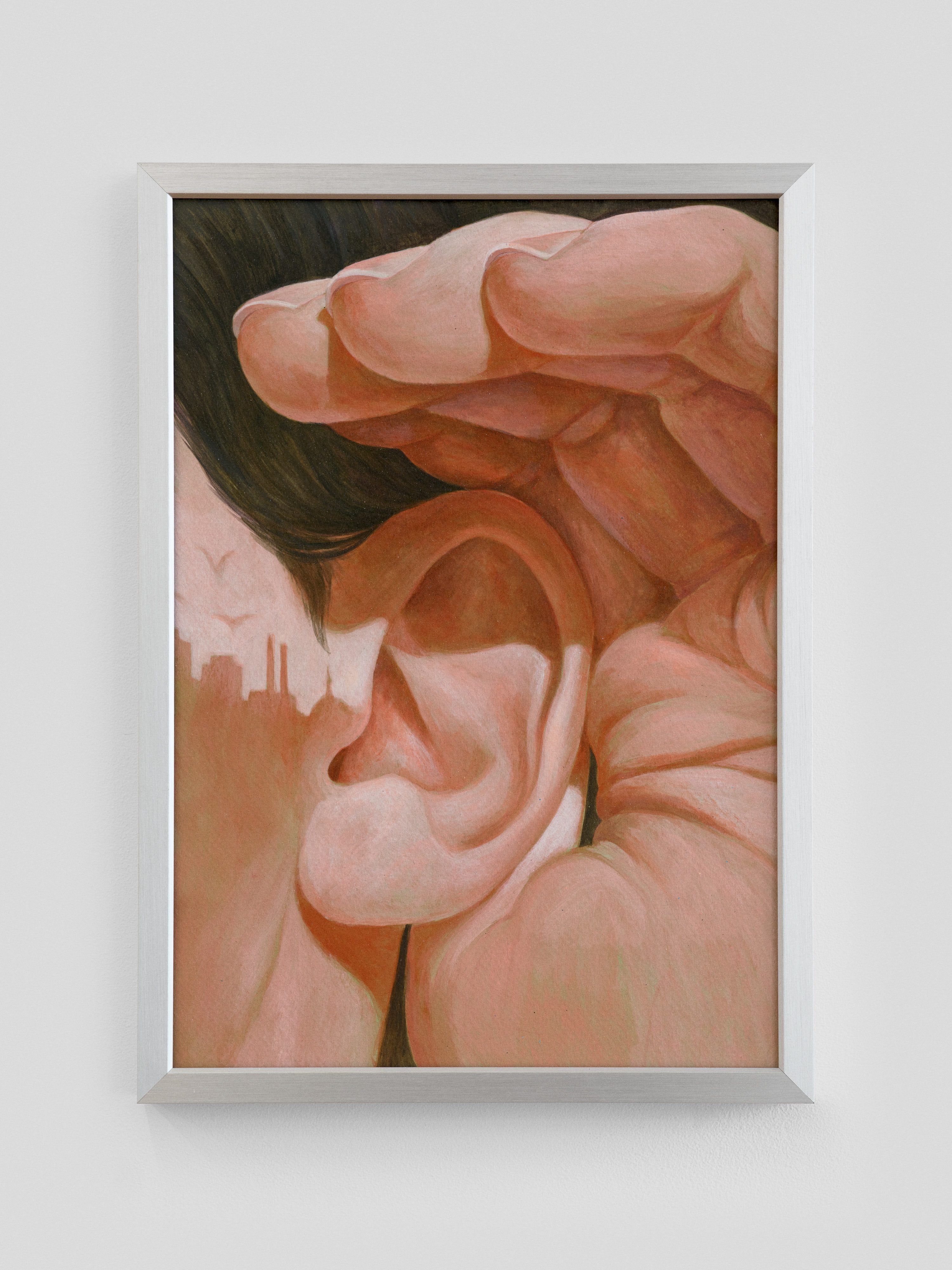 Alicja Pakosz, _The Life Outside_, 2026, acrylic on paper, 21 × 29.7 cm