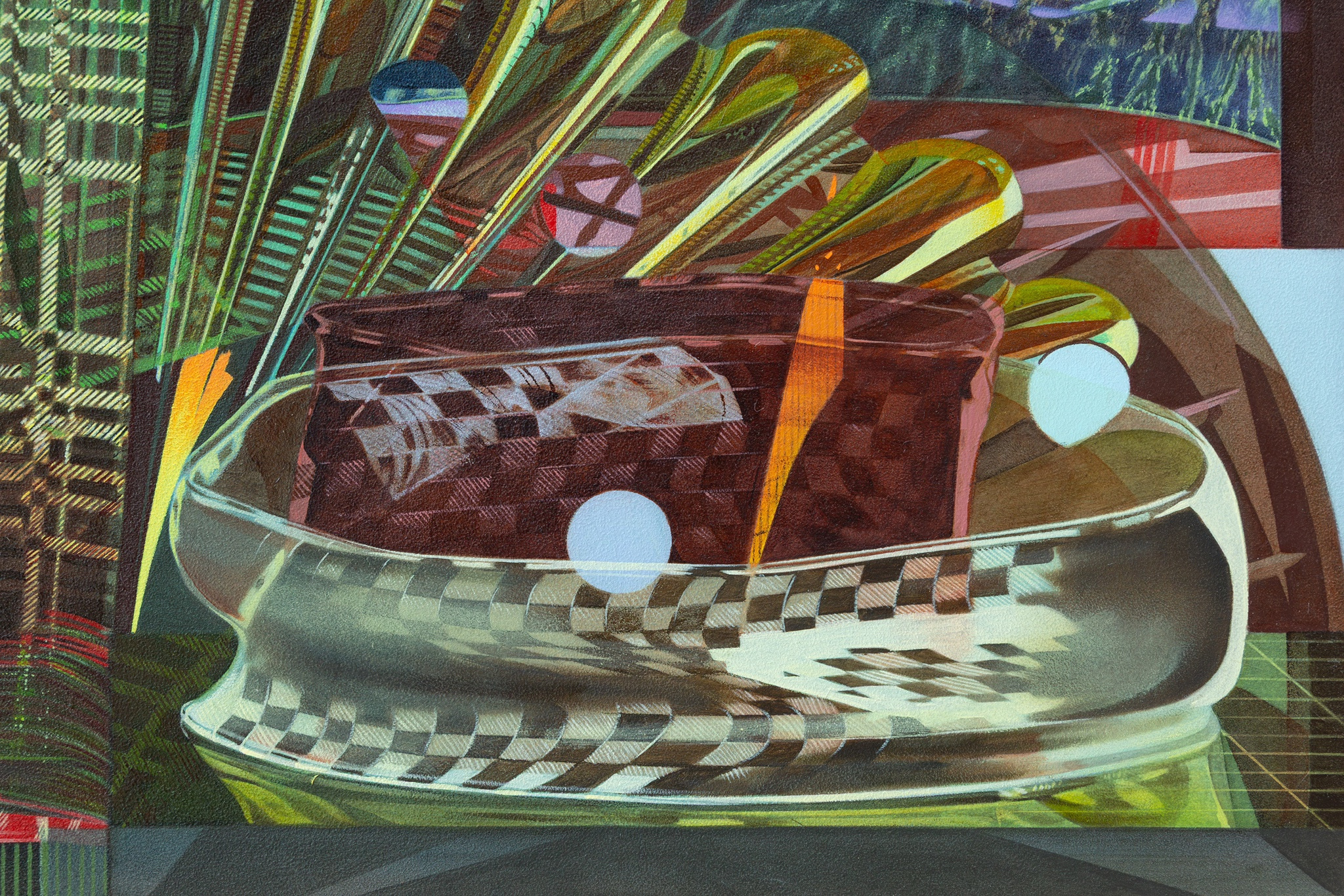 A-C 5 (Night Bait), Oil on Linen, 550 x 373 x 32mm, 2026