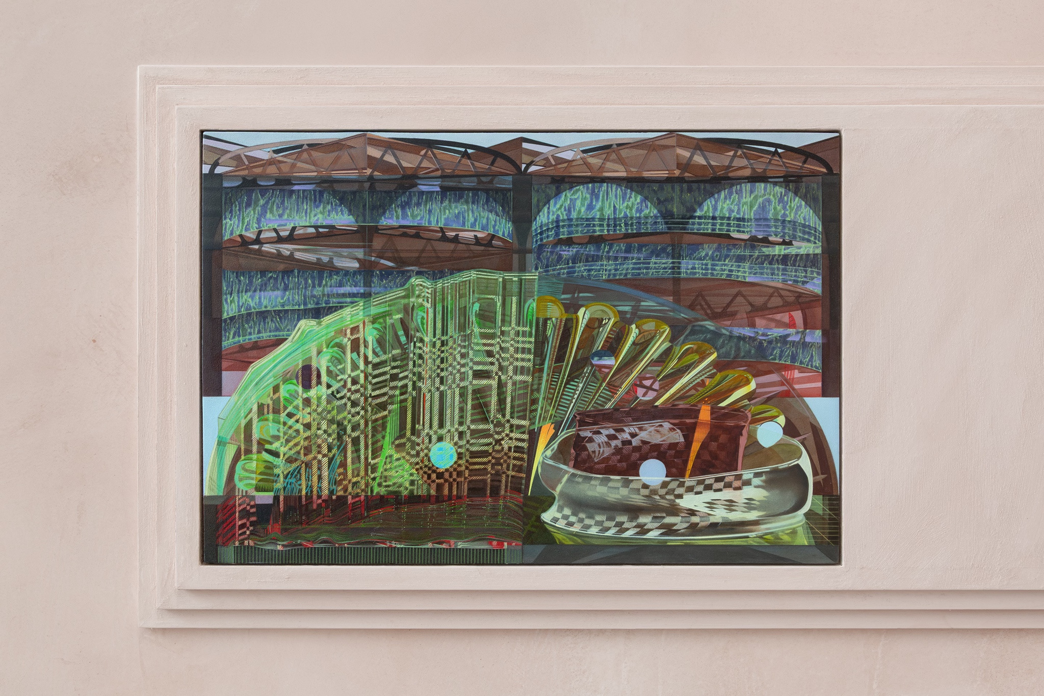 A-C 5 (Night Bait), Oil on Linen, 550 x 373 x 32mm, 2026