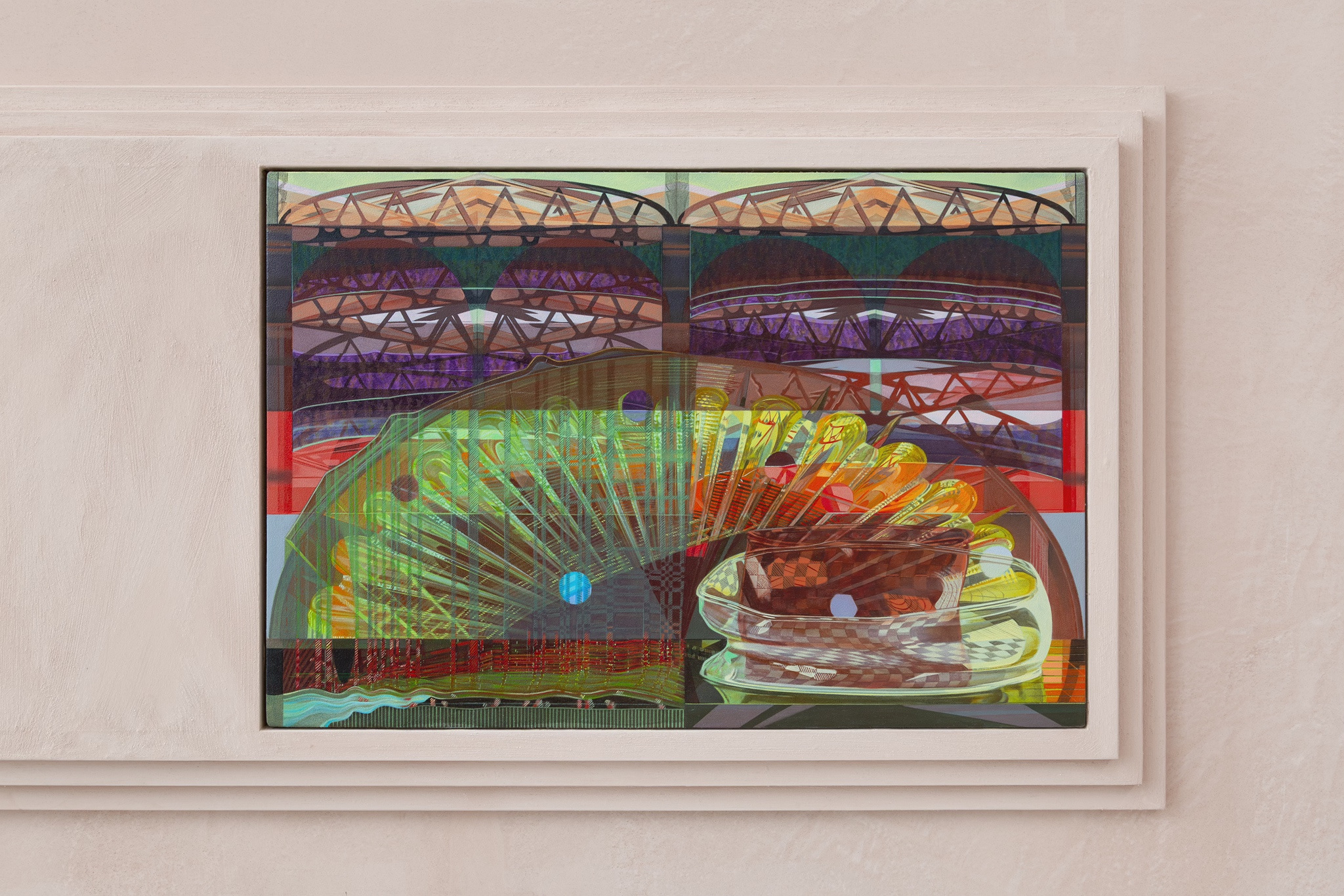 A-C 6 (Day Bait), Oil on Linen, 550 x 373 x 32mm, 2026