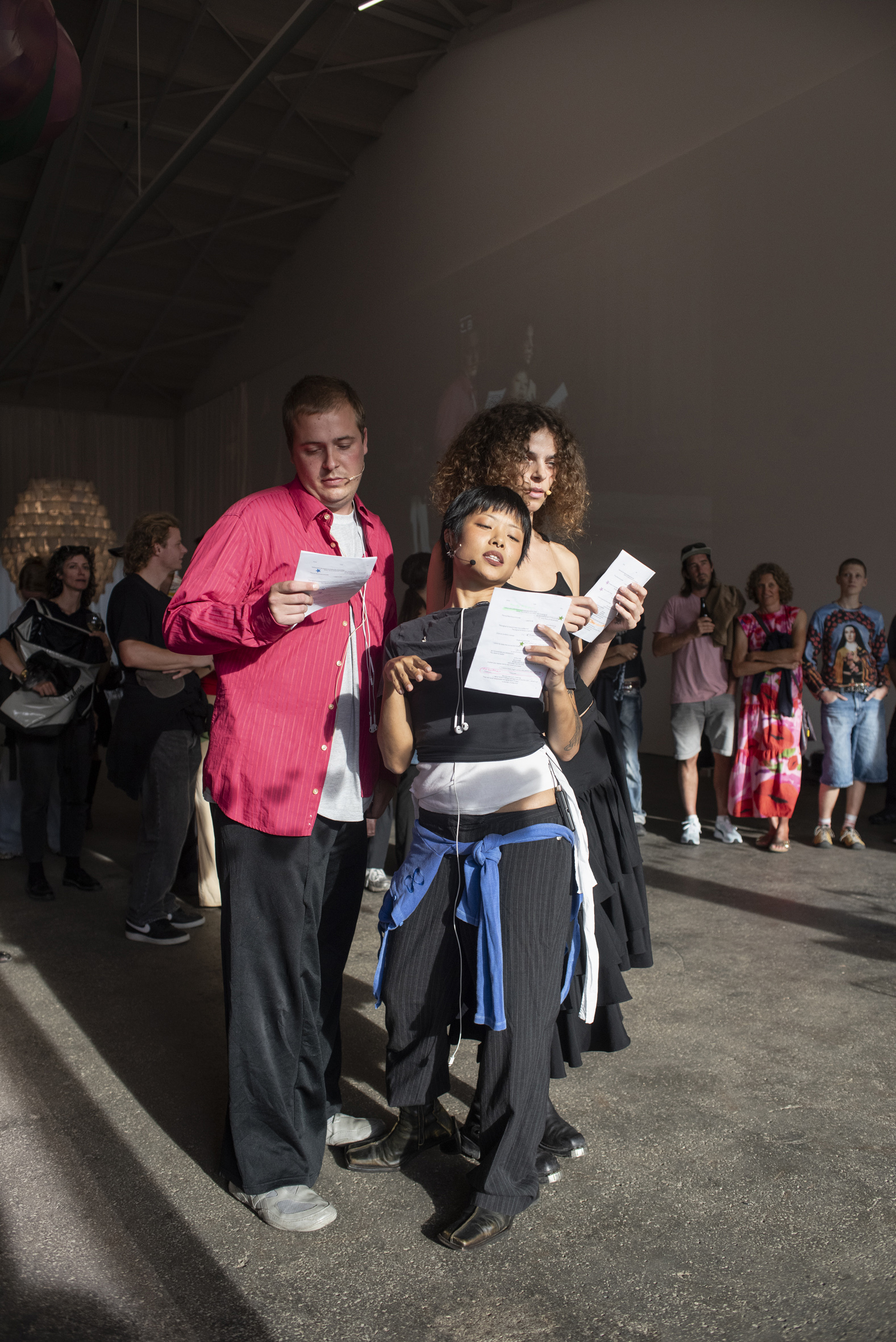 Franca Fay Zanetti, blooming in difference, 2026, performance, installation view ANOTHER BIRTH, Institute Art Gender Nature HGK Basel FHNW, Kunsthaus Baselland, 2026, photo: Christian Knörr