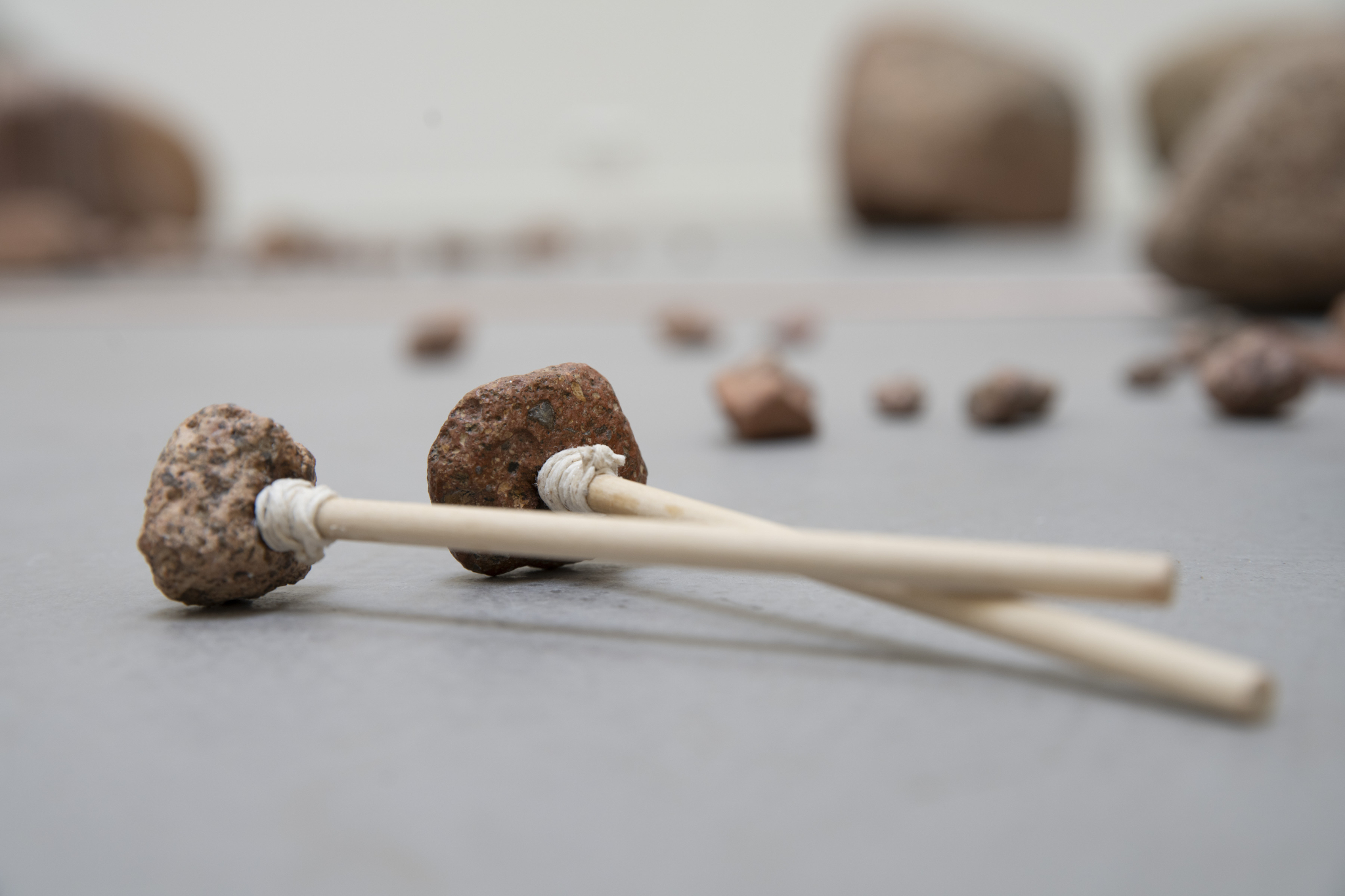 Sibylle Eimermacher, "Terrestrial Choir", erratic rocks, lithophones, soundscape