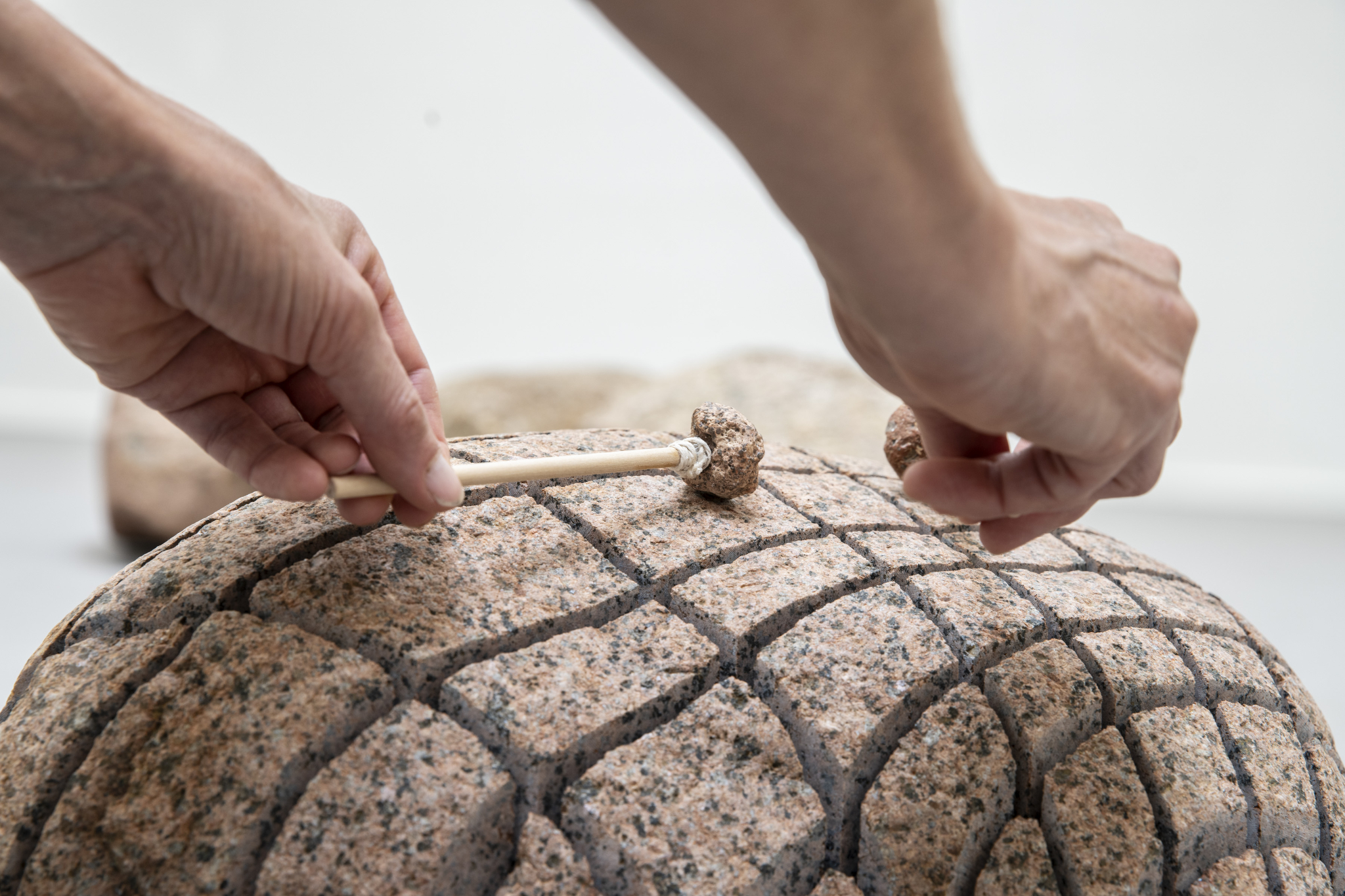 Sibylle Eimermacher, "Terrestrial Choir", erratic rocks, lithophones, soundscape