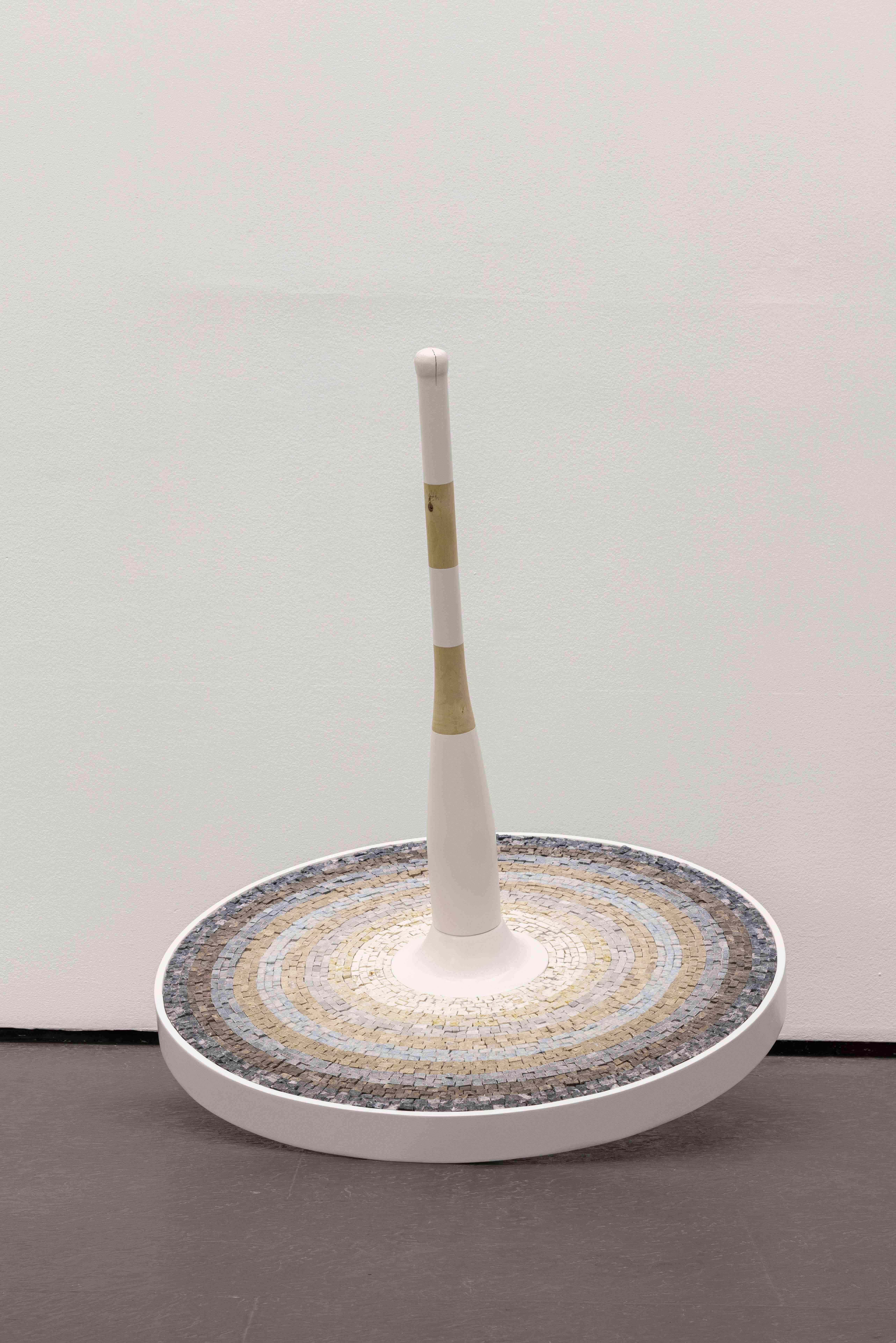 Formatur, marble, grout, painted wood and mdf, Riikka Anttonen, 2026