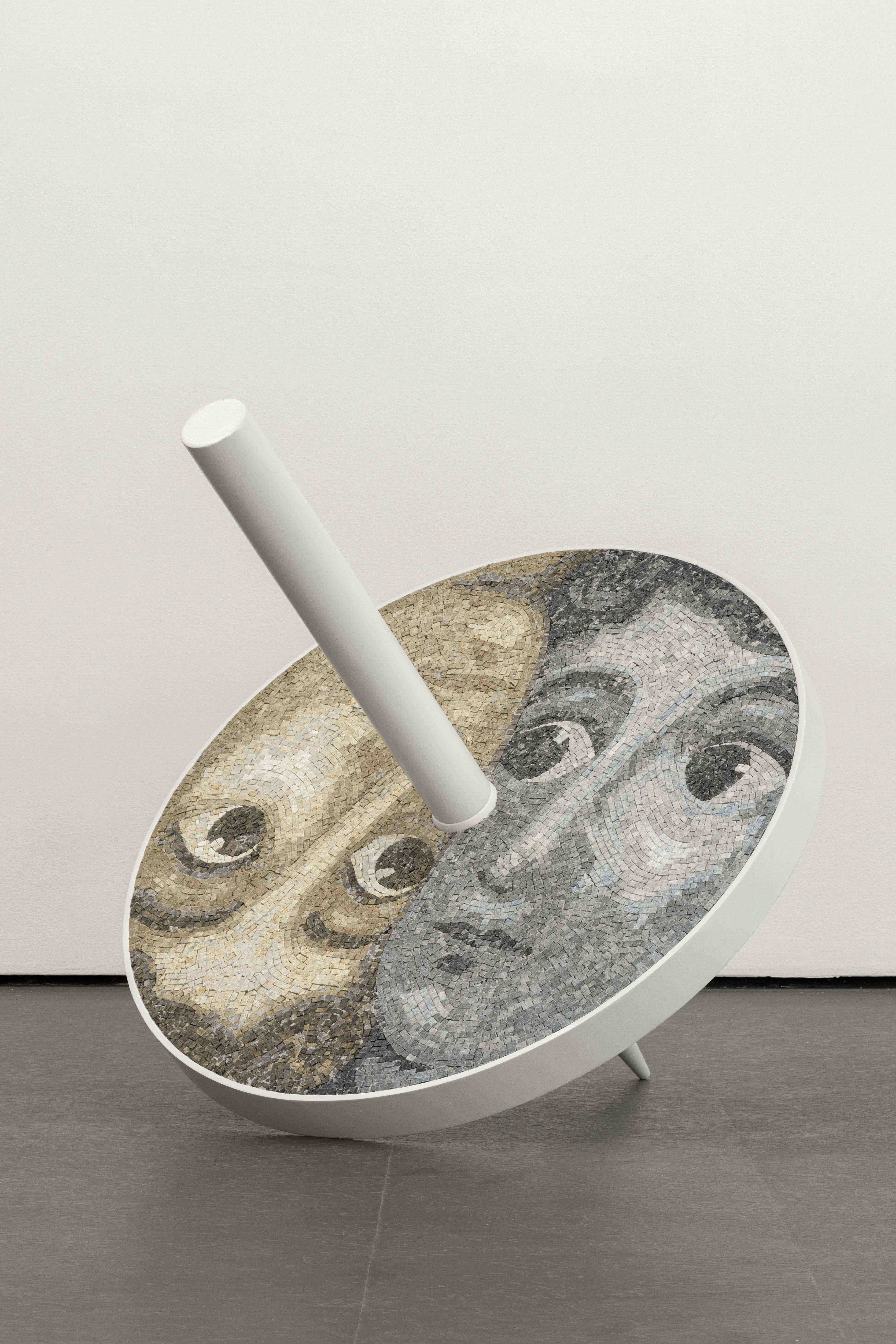 2. Fluunt, marble, grout, painted wood and mdf, Riikka Anttonen, 2026