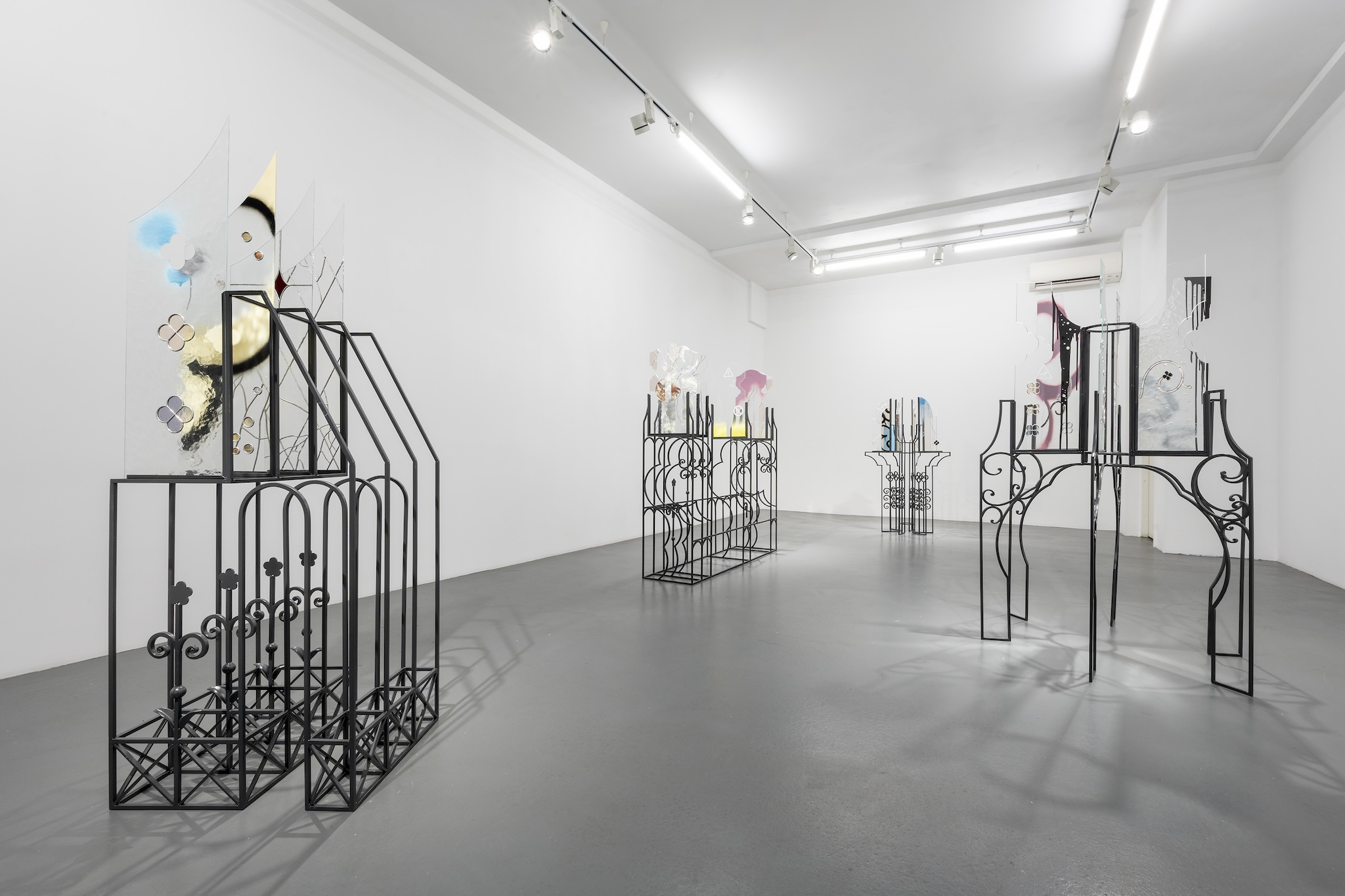 View from a solo exhibition The Woo of Coiling Paths by Anna Mari Liivrand, Kogo Gallery, 2026. Photo by Roman-Sten Tõnissoo