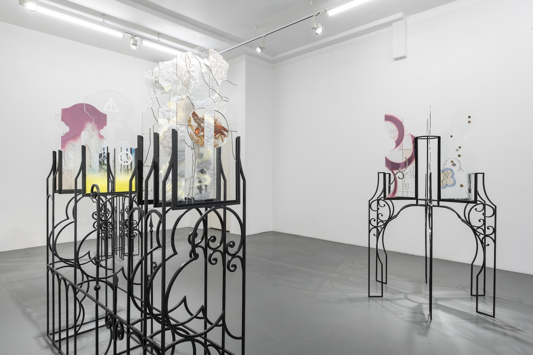 View from a solo exhibition The Woo of Coiling Paths by Anna Mari Liivrand, Kogo Gallery, 2026. Photo by Roman-Sten Tõnissoo