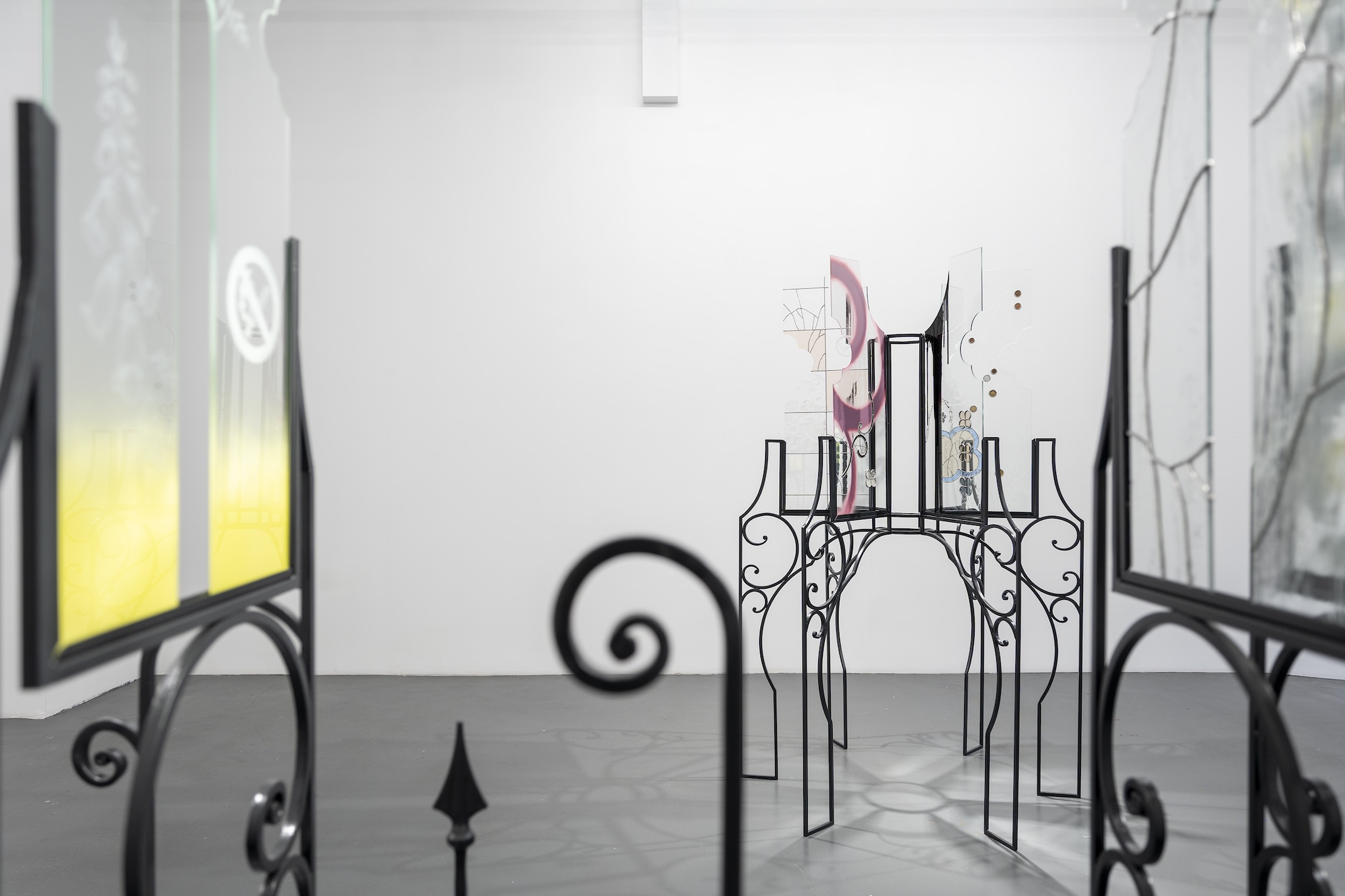 View from a solo exhibition The Woo of Coiling Paths by Anna Mari Liivrand, Kogo Gallery, 2026. Photo by Roman-Sten Tõnissoo