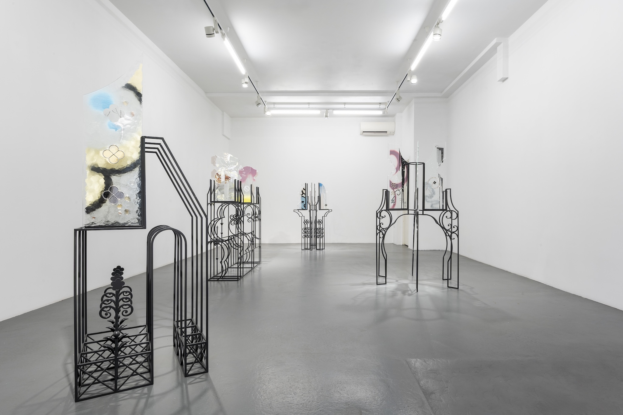 View from a solo exhibition The Woo of Coiling Paths by Anna Mari Liivrand, Kogo Gallery, 2026. Photo by Roman-Sten Tõnissoo