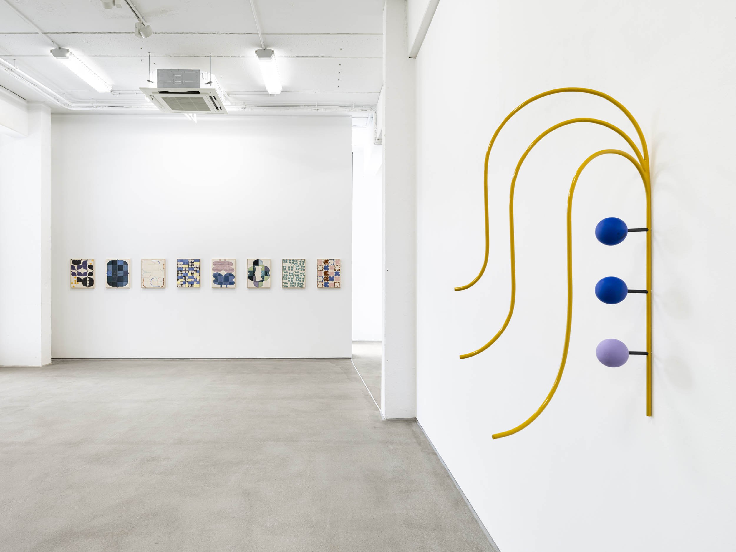 Installation View, Maja Behrmann at G2 Schaulager. Photo: dotgain.info.